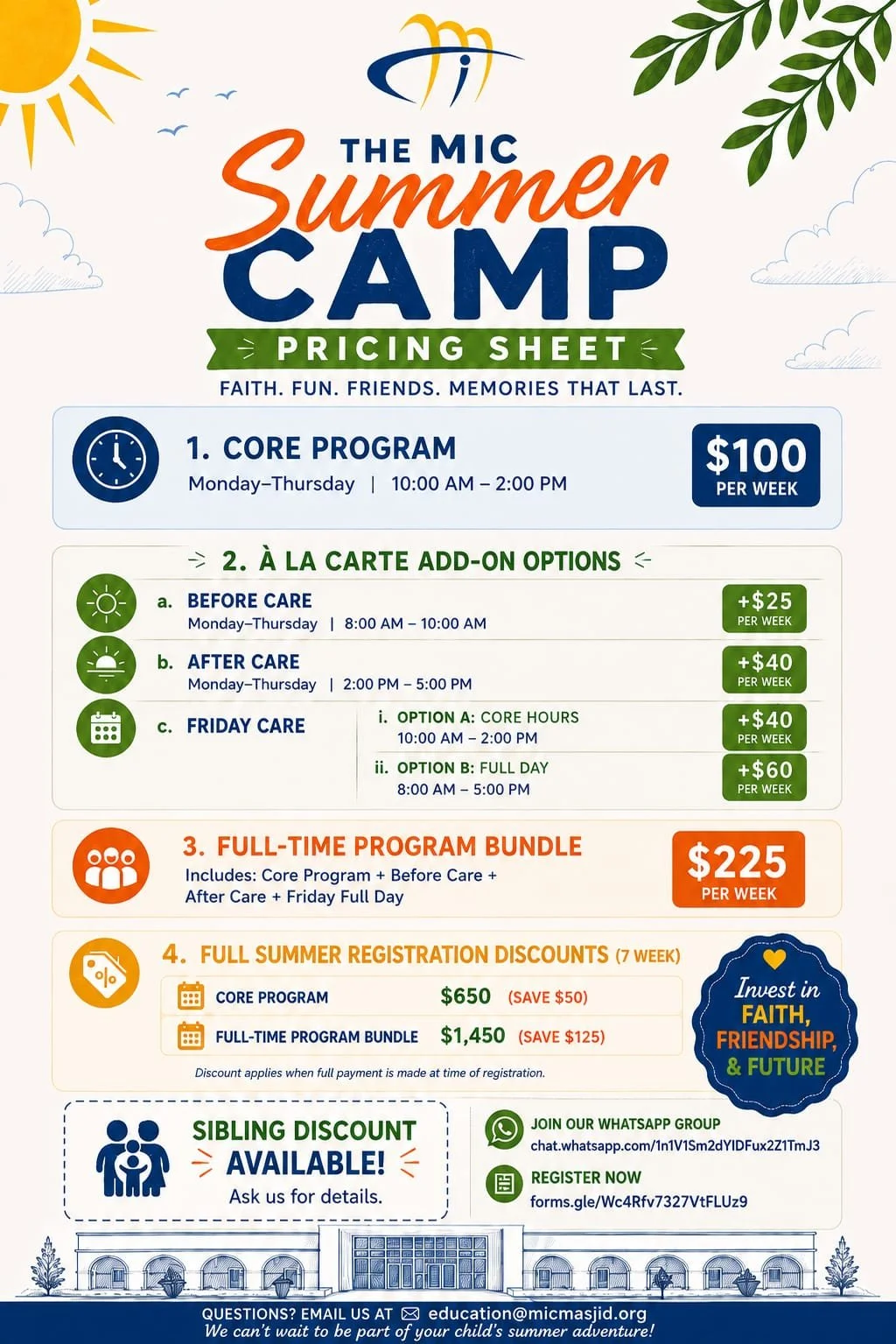 MIC Summer Camp 2026