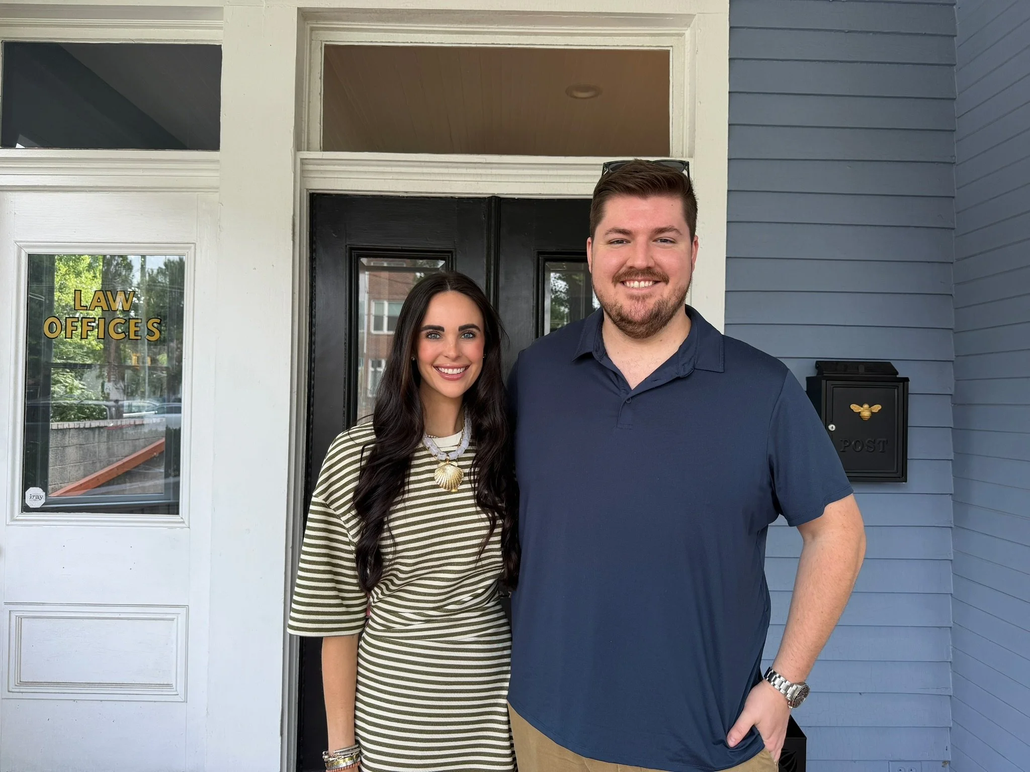 Raleigh real estate agent Meredith Diamond reviewing first-time home buyer programs with clients