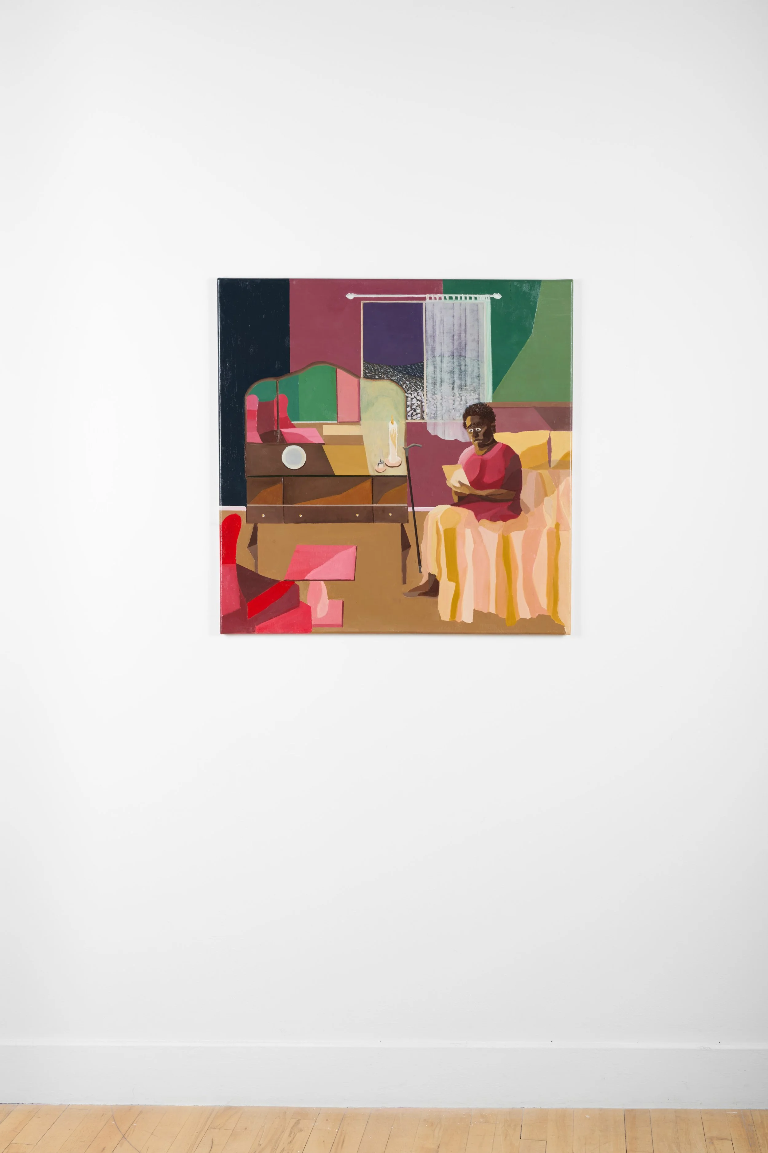 Kuda Mushangi
Love Lost in Translation, 2022
oil on canvas
80 x 80 cm