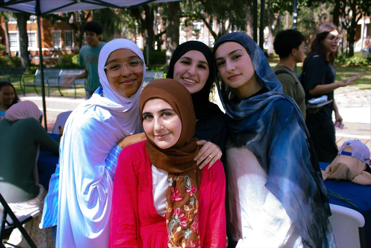 If you didn&rsquo;t stop by IAM Fair on your way to class, then you were missing out!! 🎪🎟️ Thanks to all of our wonderful volunteers, this year&rsquo;s fair was a great success and dawah event that showcased the beauty of Islam to the campus commun