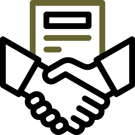 Illustration of a user submitting a form with the word 'Submit' button.