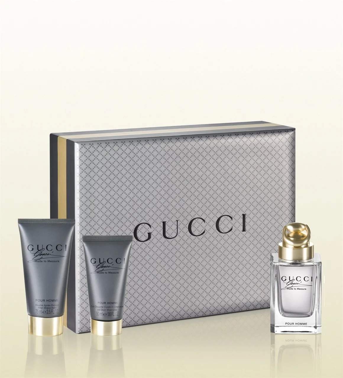 GUCCI "MADE TO MEASURE" 3 PCS GIFT SET 3.4 OZ "DESCONTINUED"
