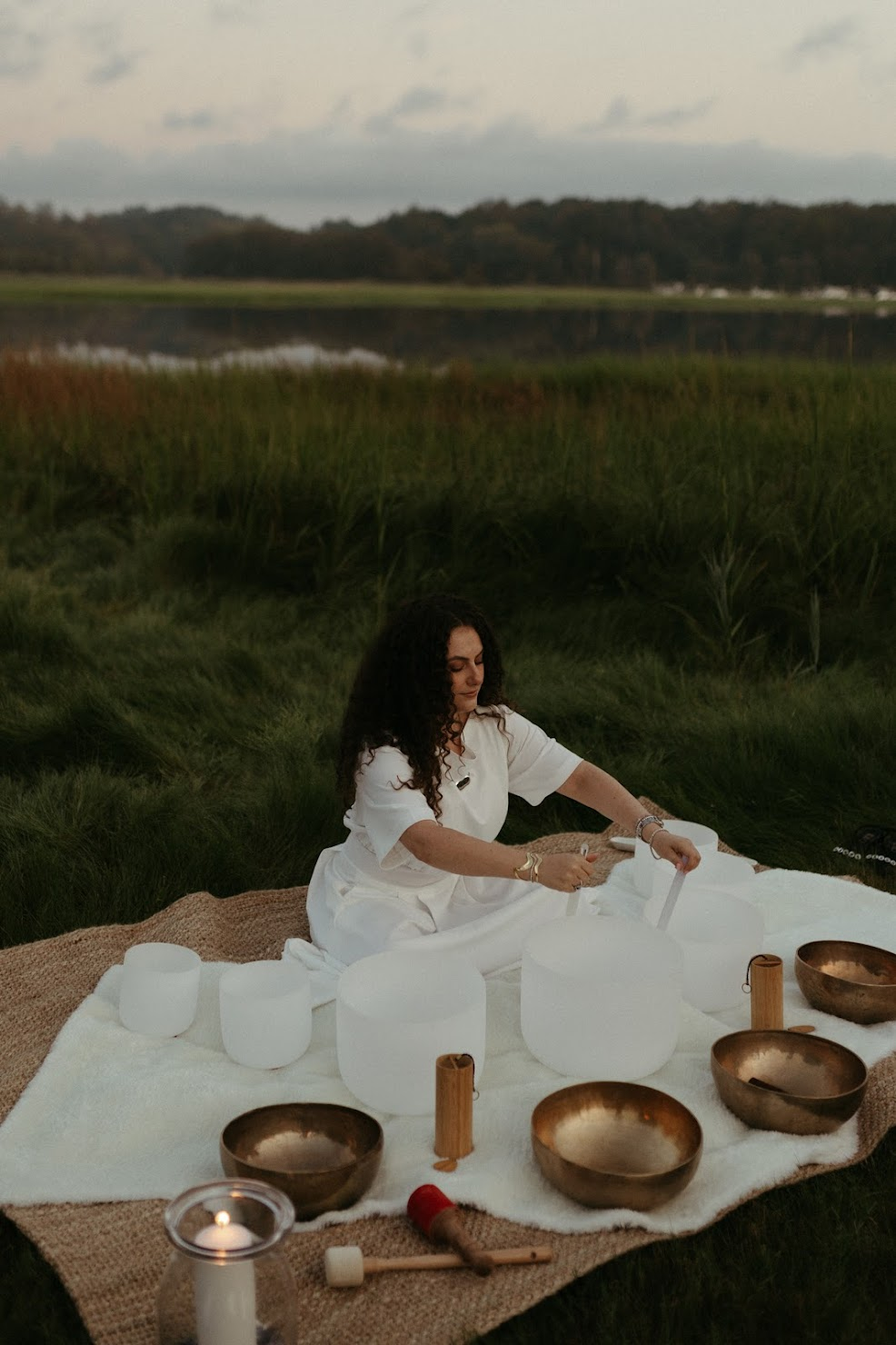 Nadia Rayhan, PAUSE Creative Arts Therapy, creative arts therapy Long Island, music therapy Long Island, sound therapy Long Island, crystal bowl healing, group sound baths, hire sound therapist, clinical supervision, anxiety therapy, stress relief, a