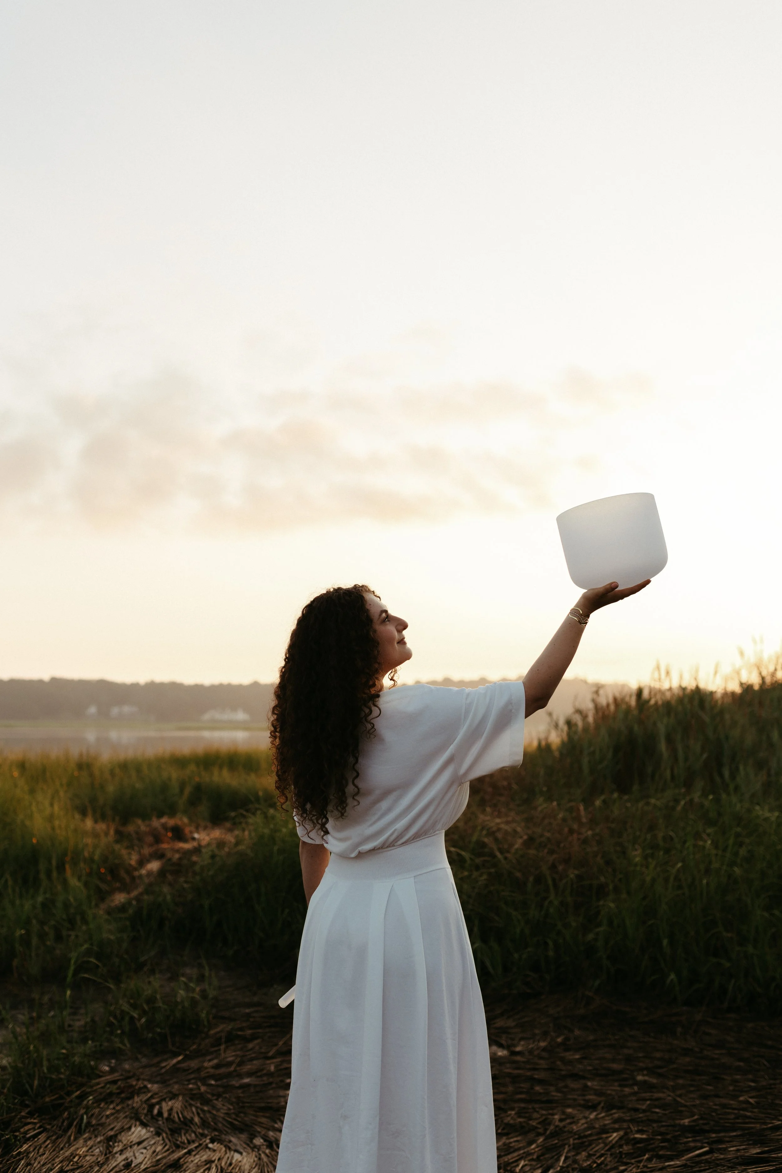 Nadia Rayhan, PAUSE Creative Arts Therapy, creative arts therapy Long Island, music therapy Long Island, sound therapy Long Island, crystal bowl healing, group sound baths, hire sound therapist, clinical supervision, anxiety therapy, stress relief