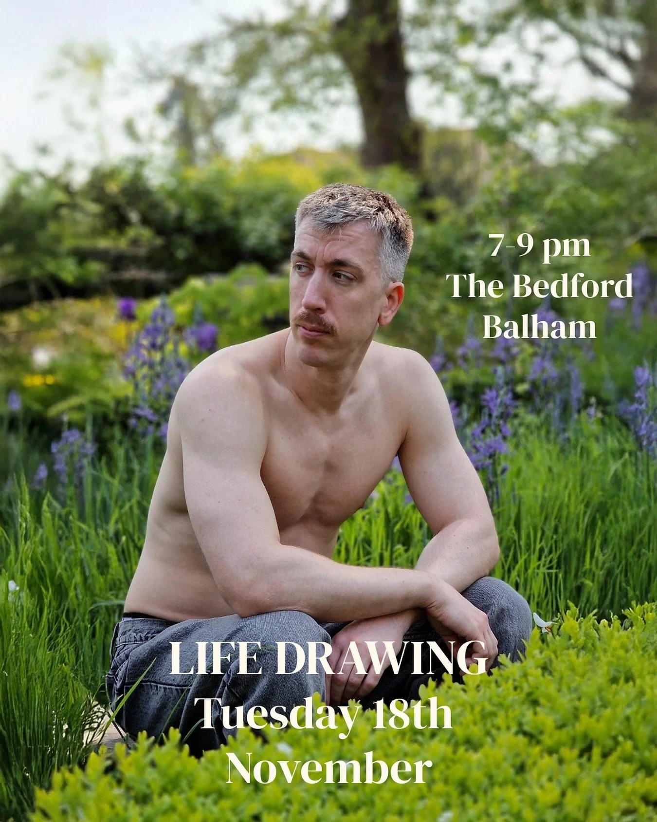 Next week! Join us next Tuesday for life drawing at @thebedfordpub, Balham, with the wonderful @david__ieuan modelling- link in bio for tickets 🎟️

📍 The Bedford, Balham, SW12 9HD
🗓️ Tuesday 18th November, 7-9 pm
🎟️ &pound;15pp - link in bio!

#l