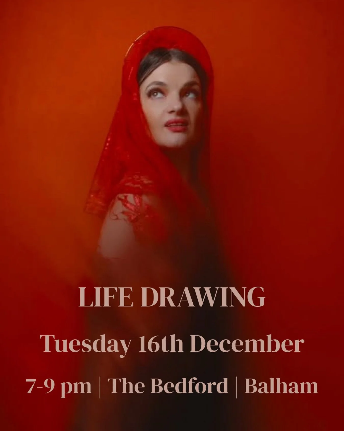 Next week! Join us next Tuesday for our final life drawing session of the year @thebedfordpub, Balham, with the wonderful @persephoniencredibledesigner modelling- link in bio for tickets ✏️🎟️

📍 The Bedford, Balham, SW12 9HD
🗓️ Tuesday 16th Decemb