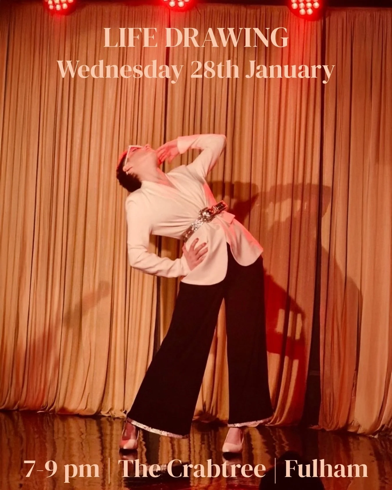 Next Wednesday! Join us for life drawing @thecrabtreew6 in Fulham with the wonderful @dominique_life_model modelling ✍🏻✨ No experience necessary, and all materials provided ✏️ Link in bio for tickets 🎟️ See you there!

📍 The Crabtree, Rainville Ro