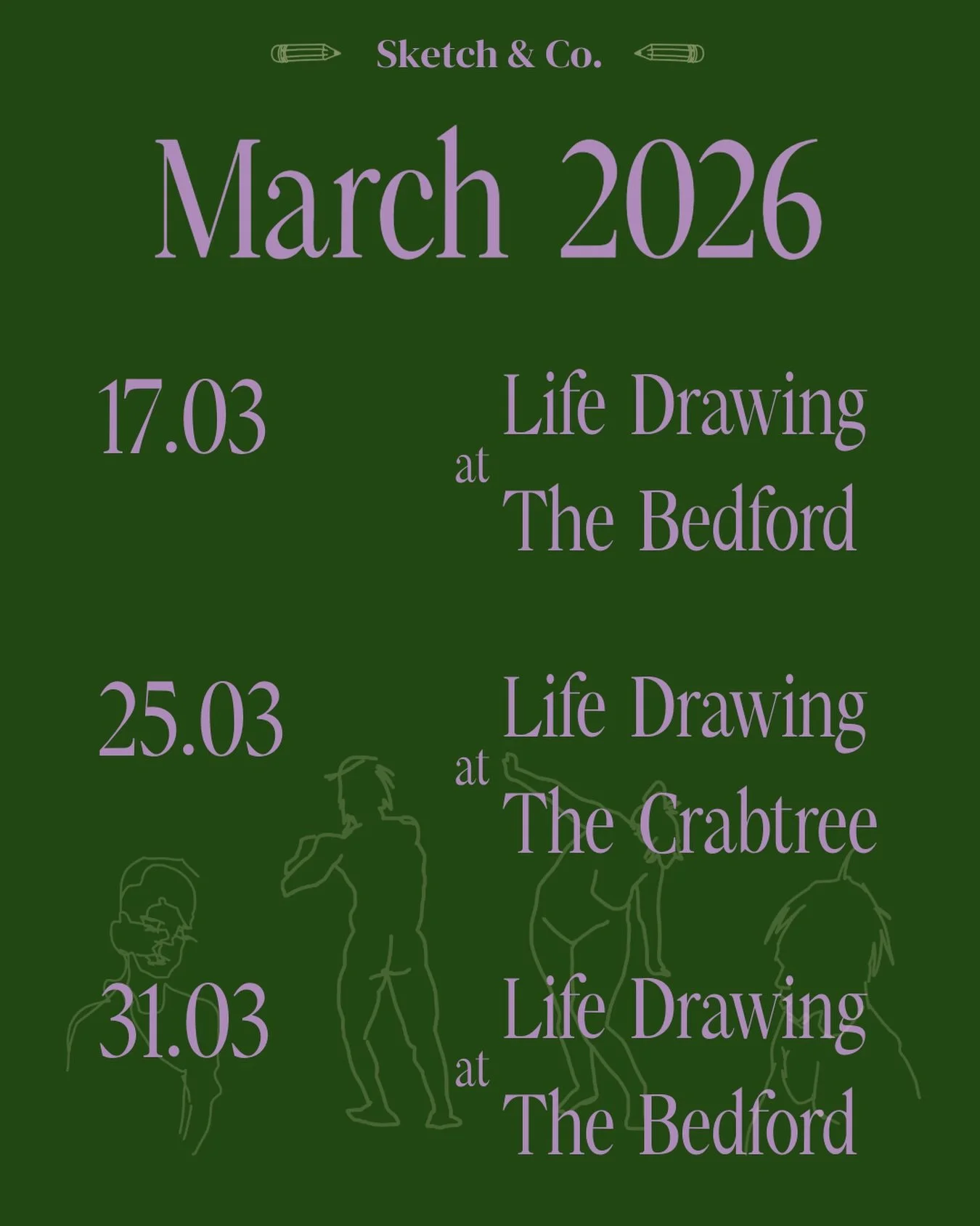 Our March dates are now available to book!Come and join us at one of our life drawing events this month- link in bio, or dm to book direct ✍🏻✨All levels welcome, and materials provided 🎨 See you soon!

#lifedrawing #lifedrawinglondon #lifemodel #li