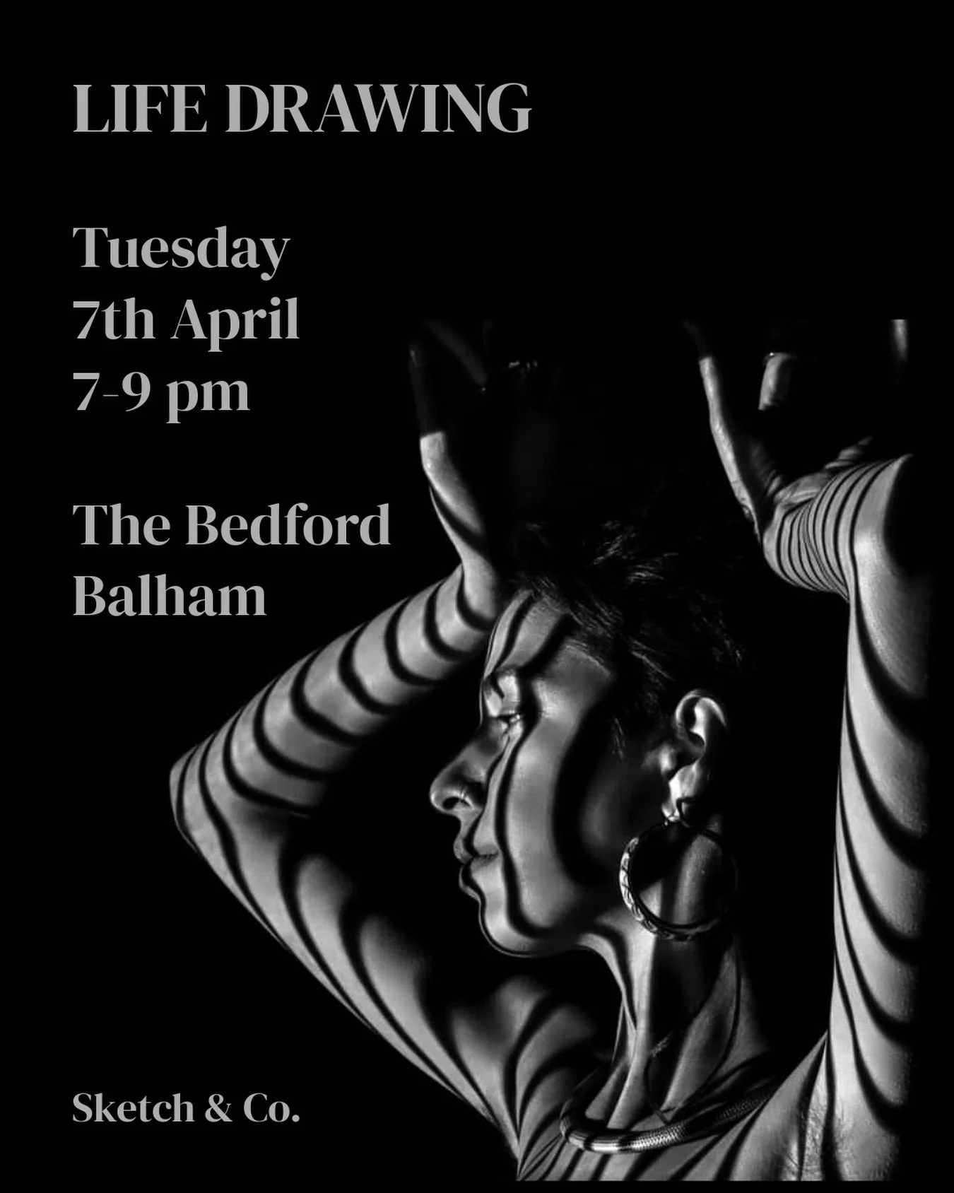 Next Tuesday! Come and draw with us @thebedfordpub in Balham with the wonderful @aazar.lifemodel modelling ✨✏️ All abilities welcome, and materials provided ✍🏻 &pound;15+ Eventbrite Fee (link in bio), or DM to book direct 🎟️ See you there!

#lifedr
