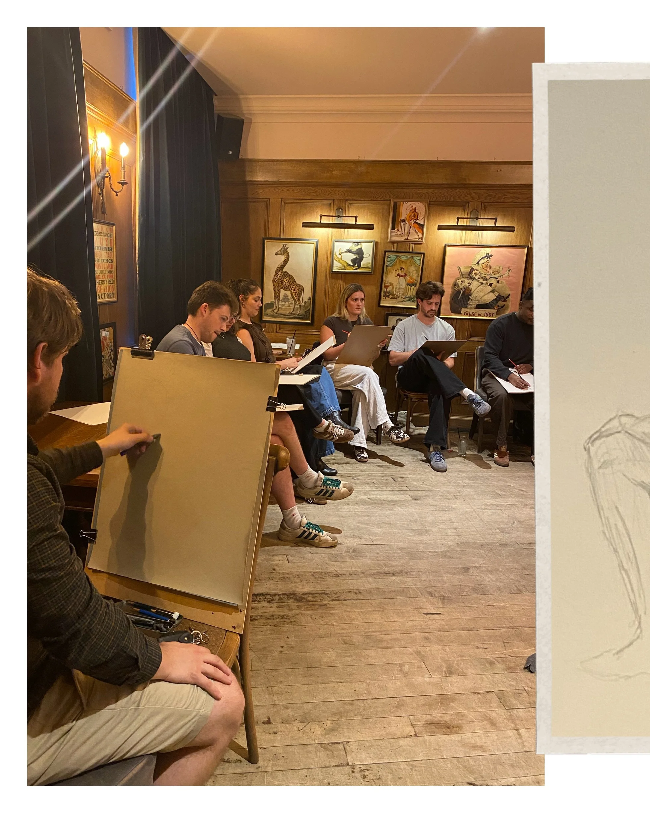 Next Tuesday! Come and join us @thebedfordpub on the 16th for our next life drawing event ✍🏻 all abilities welcome, and materials provided 👩🏻&zwj;🎨 &pound;15 pp - link in bio, or dm to book direct and avoid Eventbrite fees 🎟️ See you there!

Pho