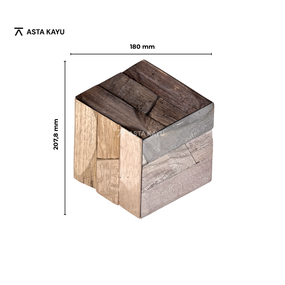 Decorative Hexa Rustic wall cladding with rustic pattern