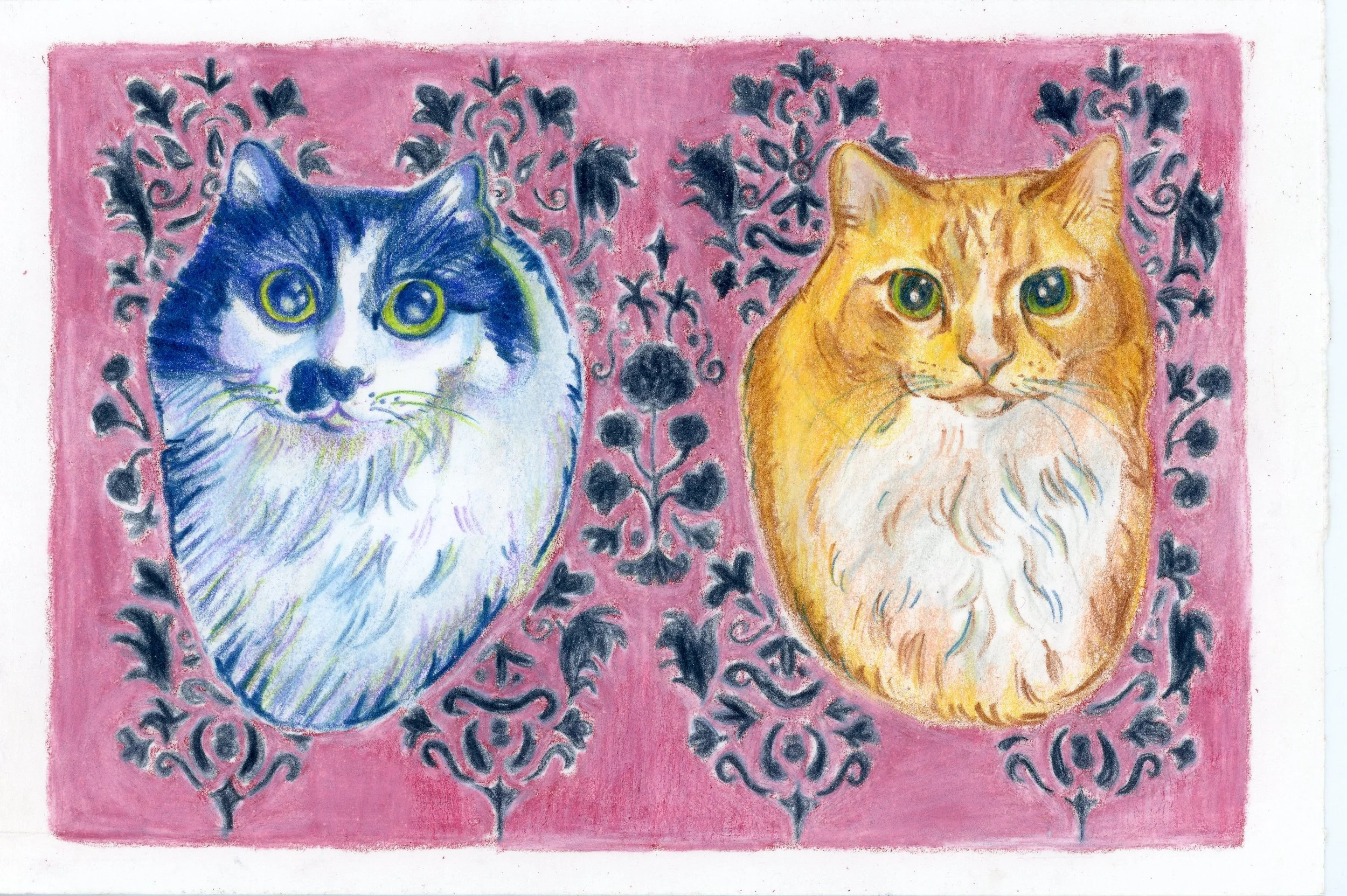 5" x 7", colored pencil on bristol paper