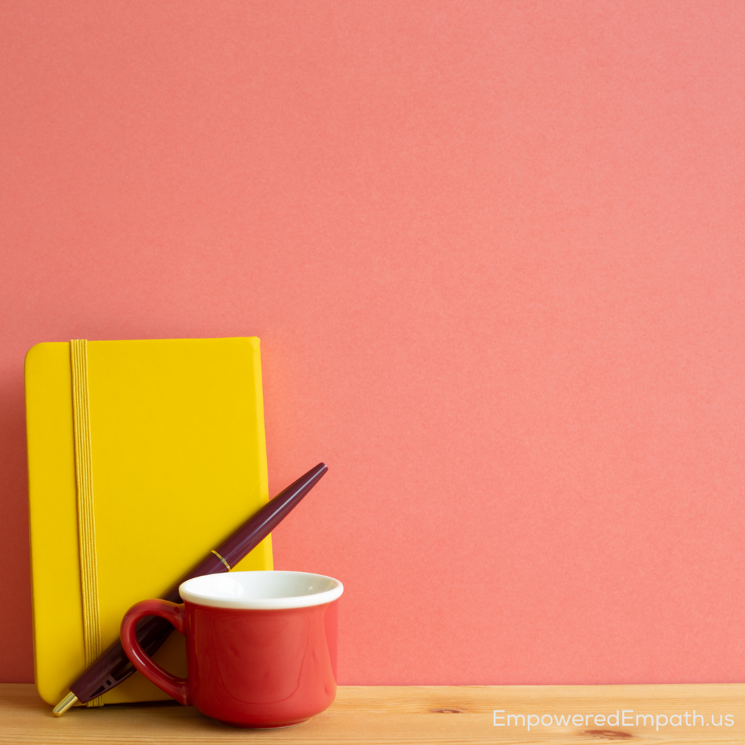 Journal and pen representing Relentless Reality Journaling to break trauma bonds with narcissists