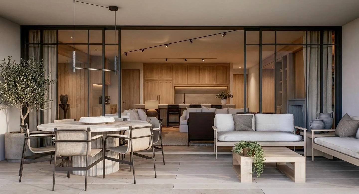 Departamento ORG

La terraza como una extensi&oacute;n del espacio interior. 

Arquitectura &amp; Interiores: @gev_arq 
Visualizaci&oacute;n: @adrs__studio