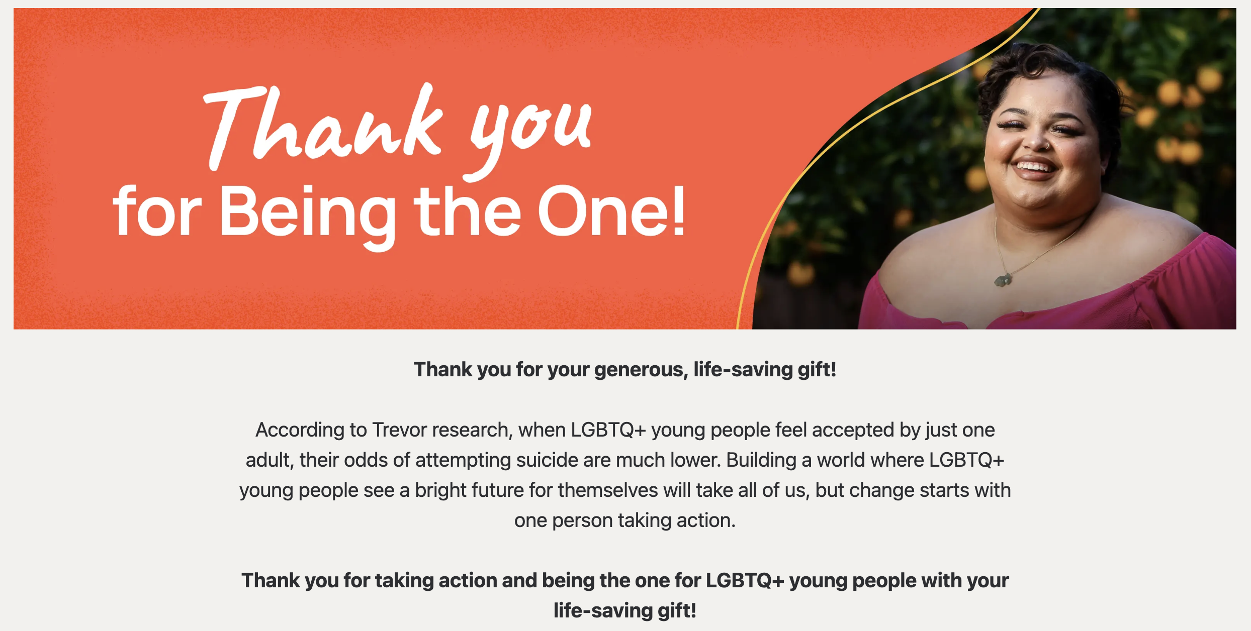 From Noah to the TREVOR PROJECT