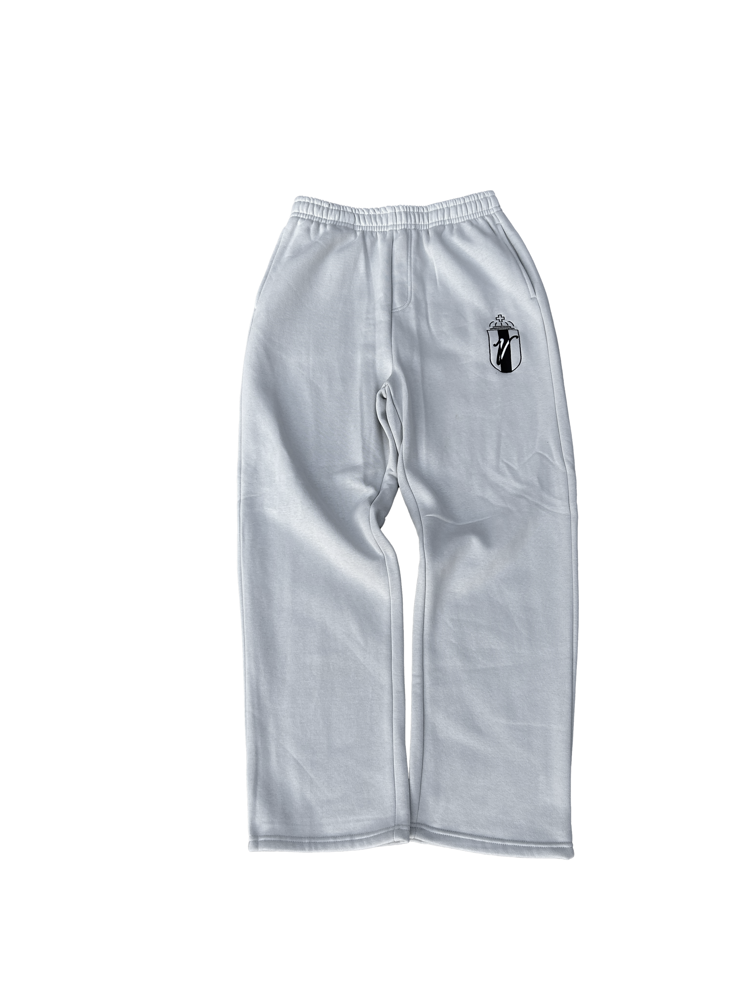 Grey straight legged joggers