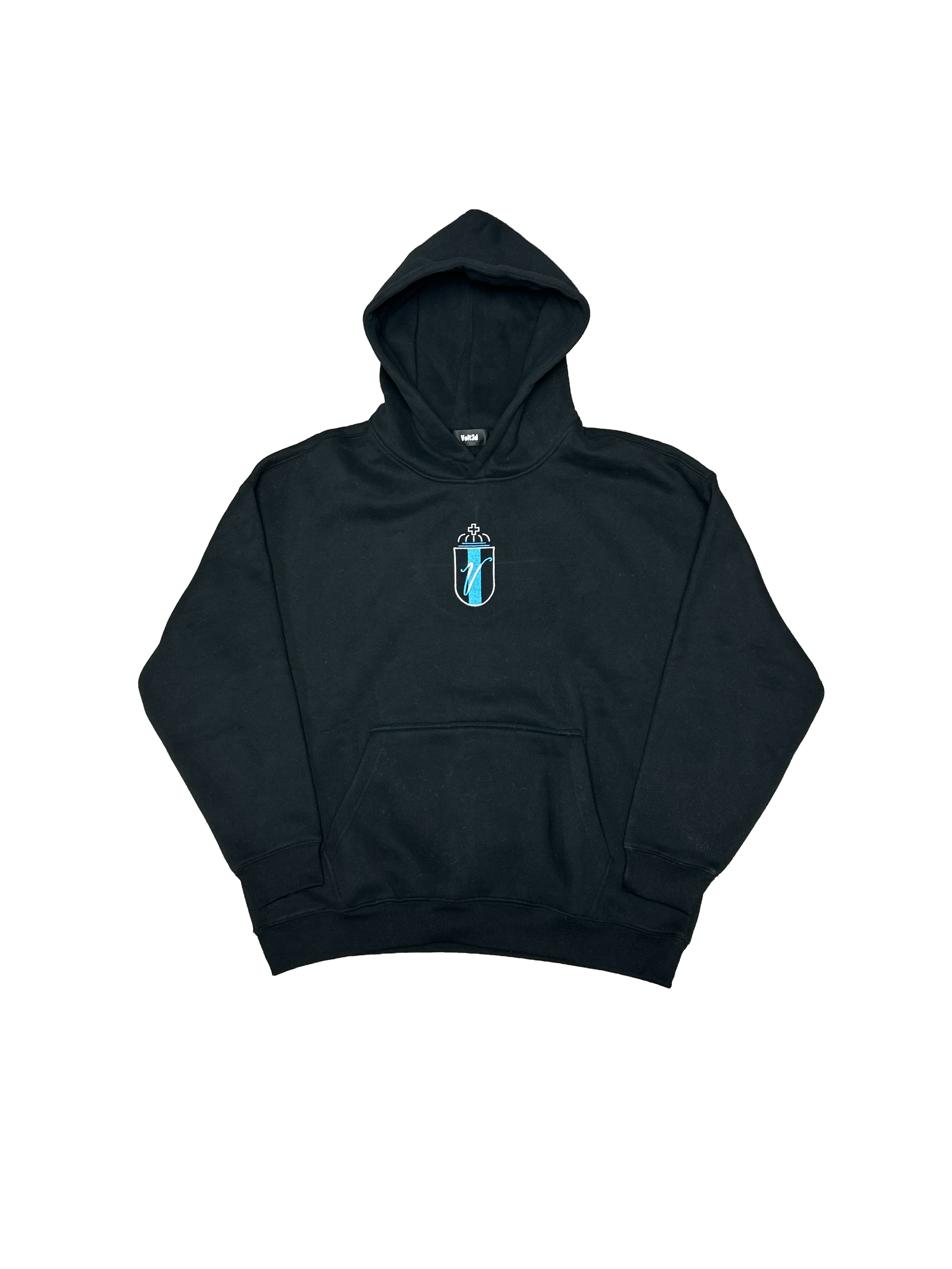 Black oversized Volt3d hoodie