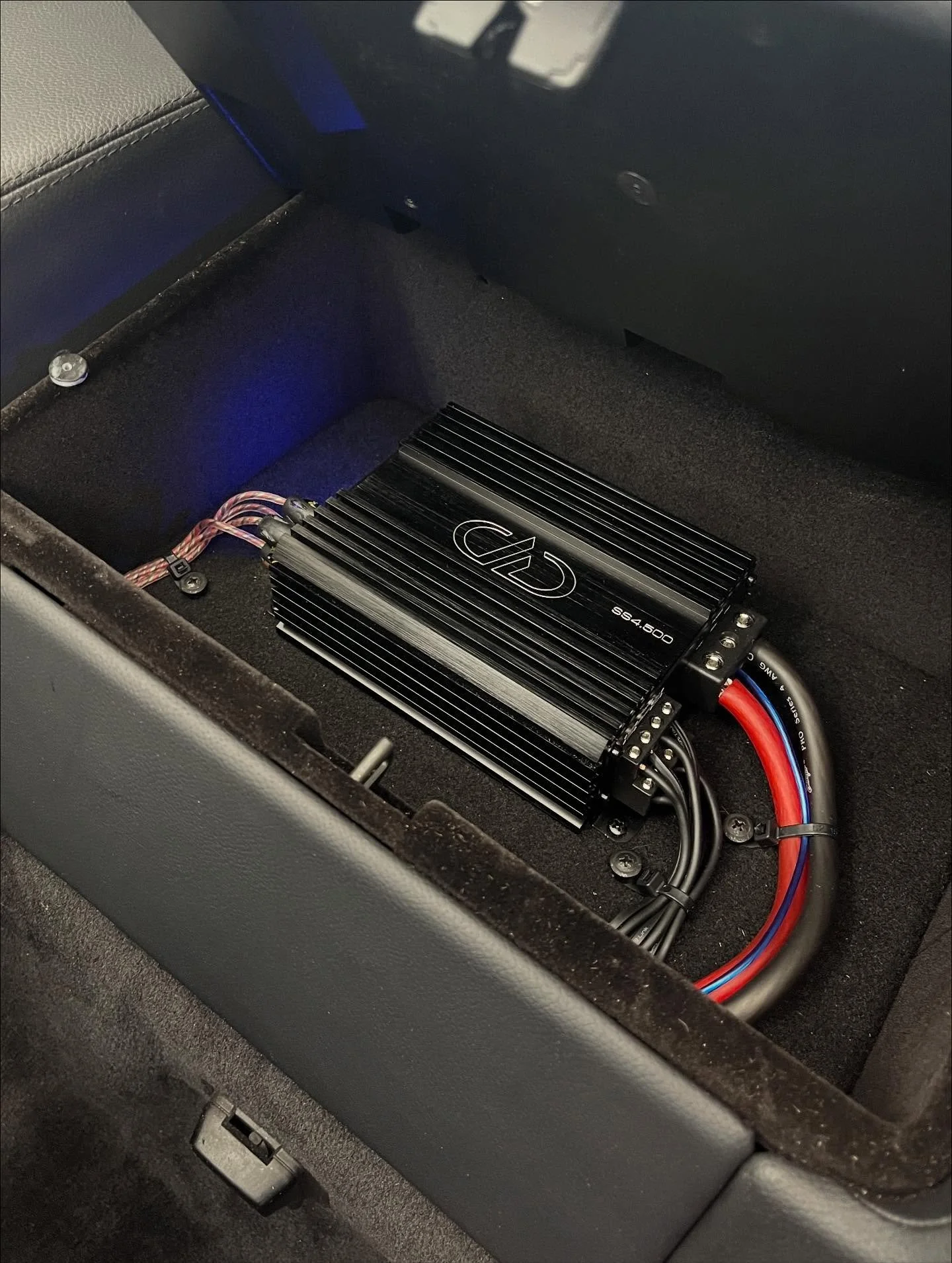 View our latest install: replacing a dated Mercedes factory system with the sleek Sony XAV-AX4000 radio and the small, powerful DD Audio SS4.500 amplifier. Enjoy reliable, clear audio. Tavares, FL car audio.