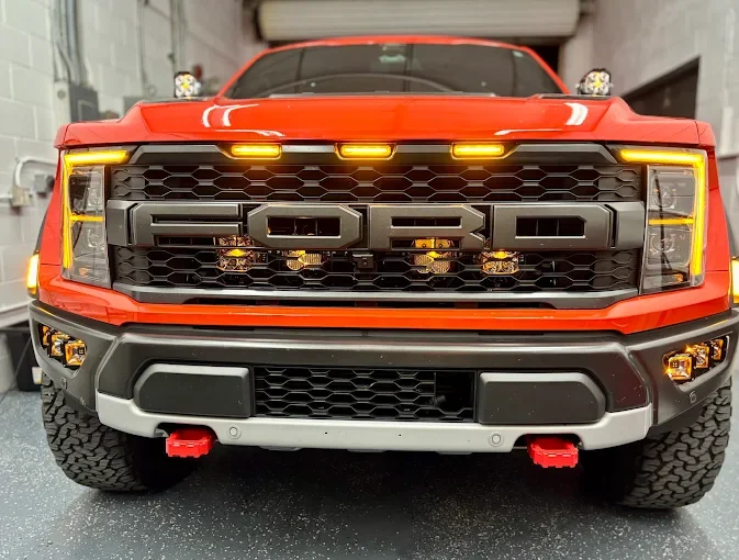 Custom Ford Raptor Lighting Install: Baja Designs Cubes in Central Florida