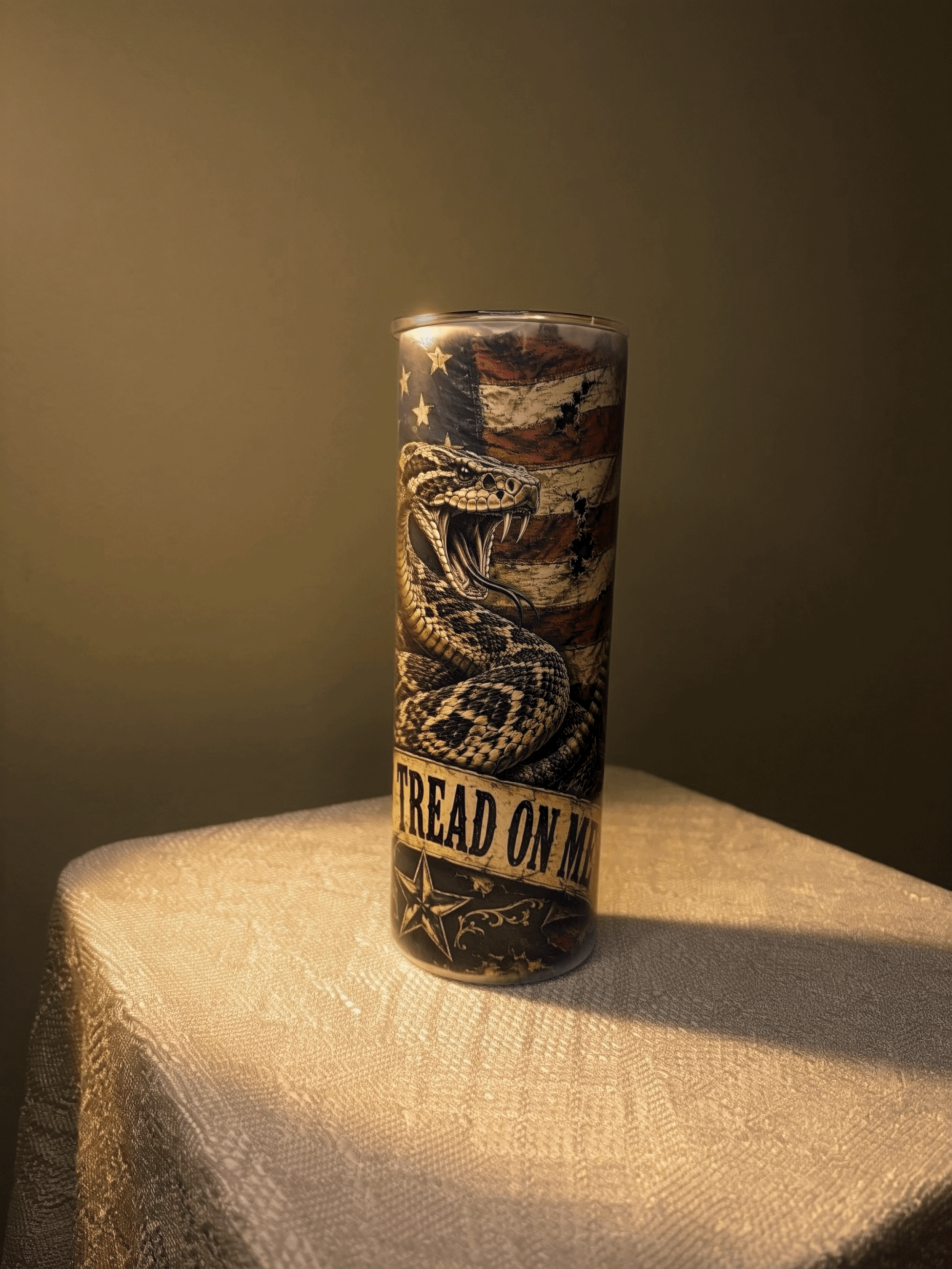 Don’t Tread On Me Patriotic Tumbler