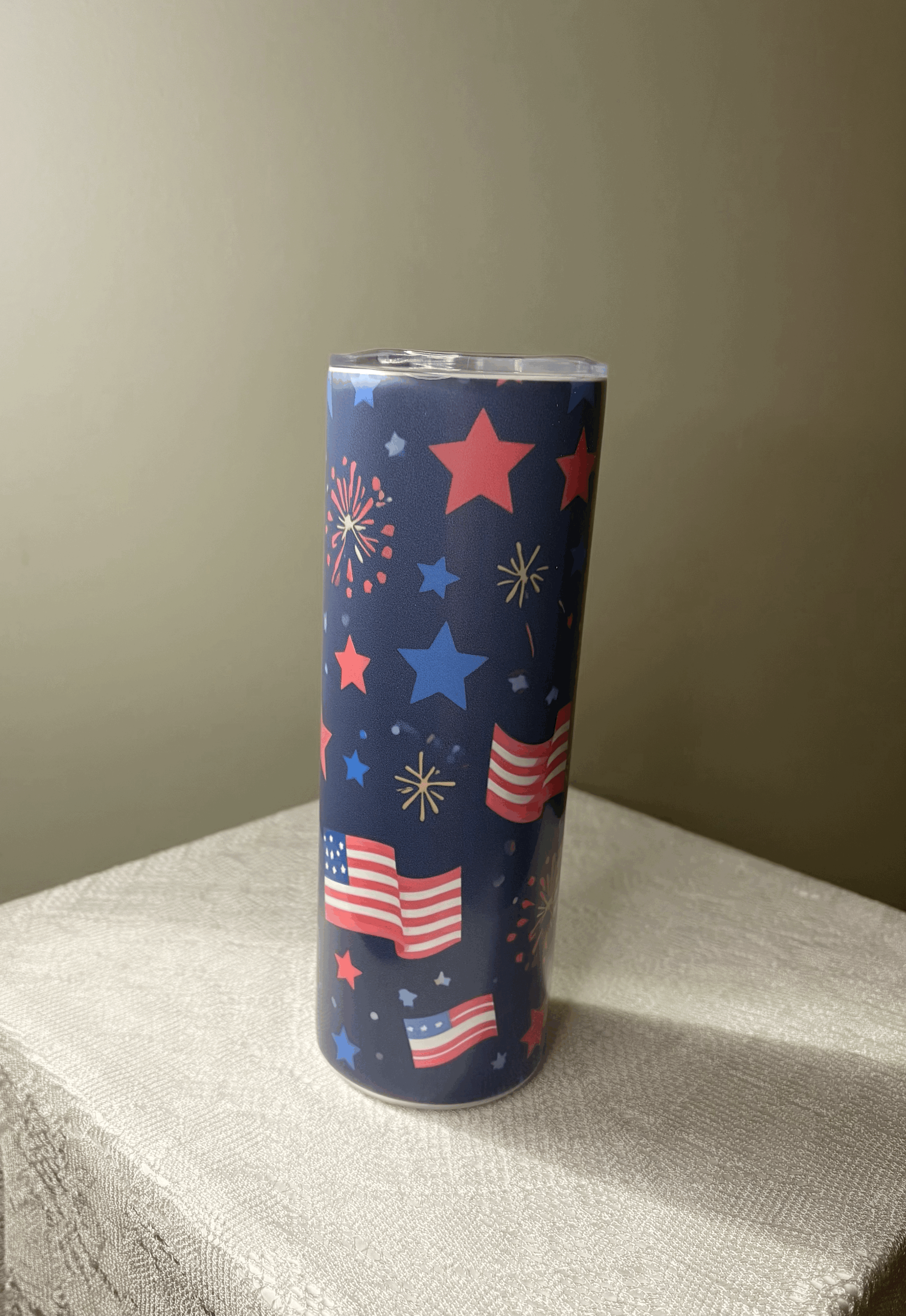 Flags and Stars Tumbler