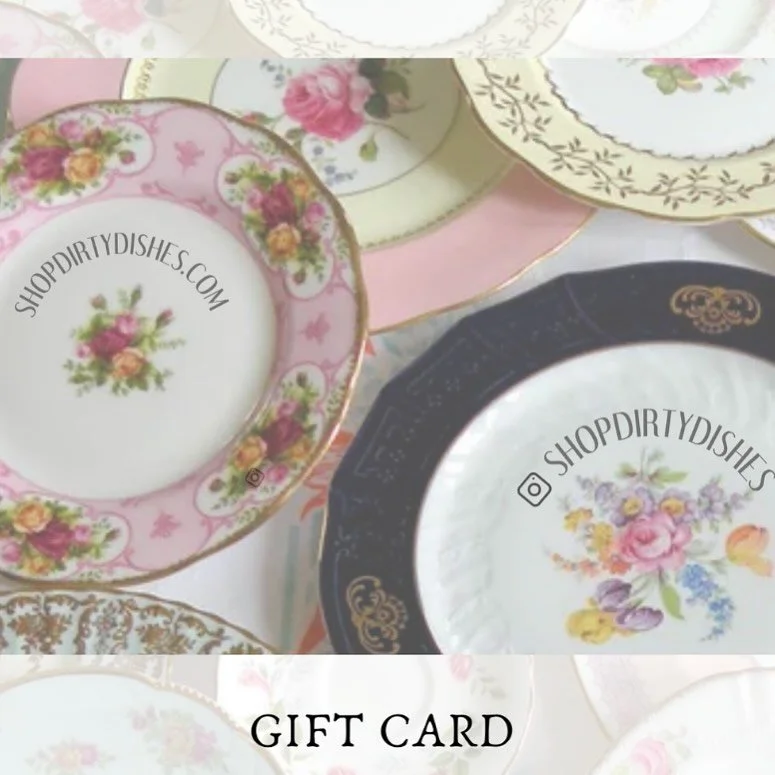 Are they a poison plate? A custom inside joke dish? A little religious irreverence? Let them decide. It&rsquo;s the perfect gift. #shopsmall #giftcard