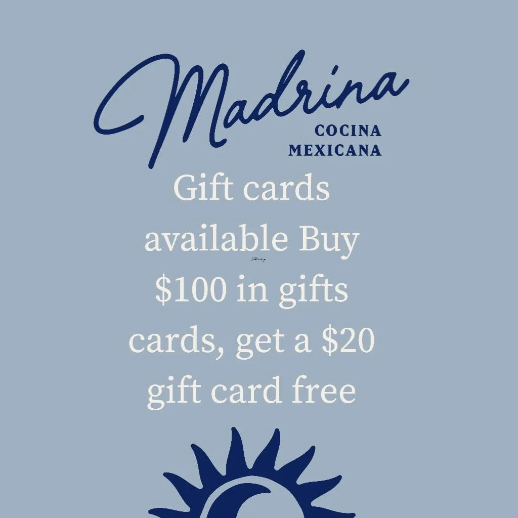 Need gift ideas ?. We got you, purchase $100 in gift cards and get a $20 gift card free. Share your love for authentic Mexican foods with your loved ones. Happy holidays everyone. We are so thankful for the community we have and constant support. 
.
