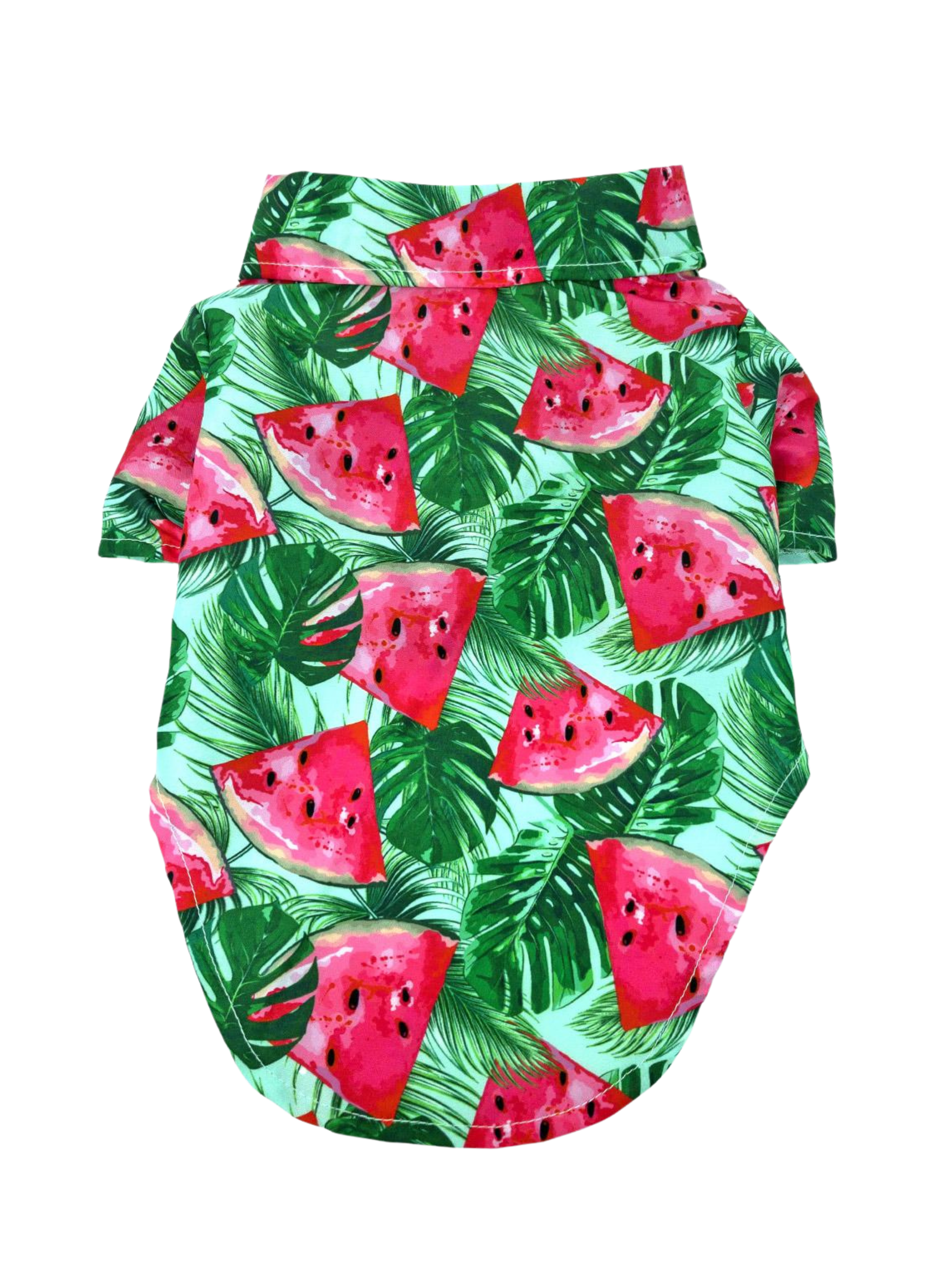 Hawaiian Camp Shirt - Juicy Watermelon