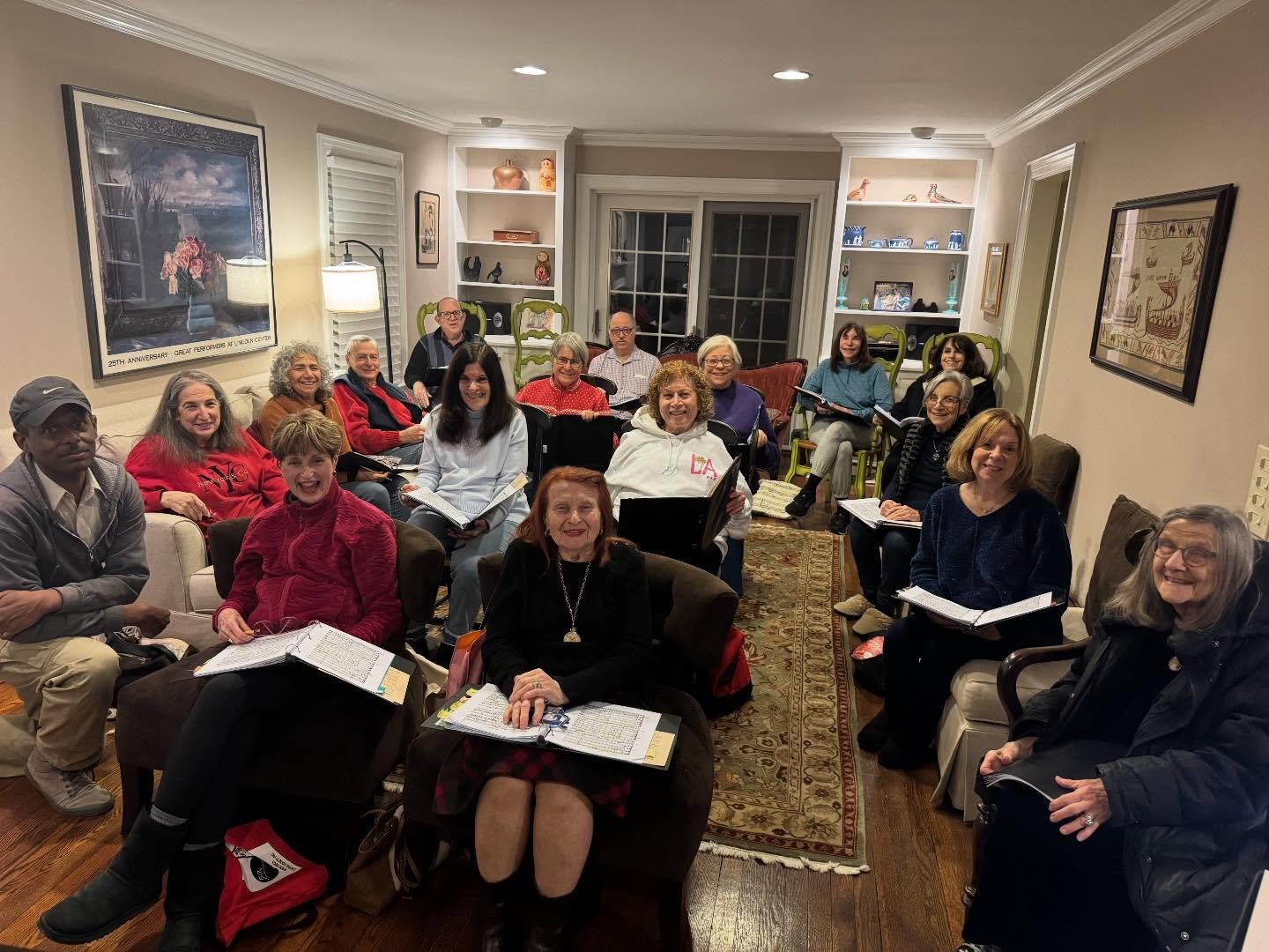 A most lovely rehearsal at our dear Alma&rsquo;s home! Our concert is next Sunday 1.11 at Garden City Community Church!