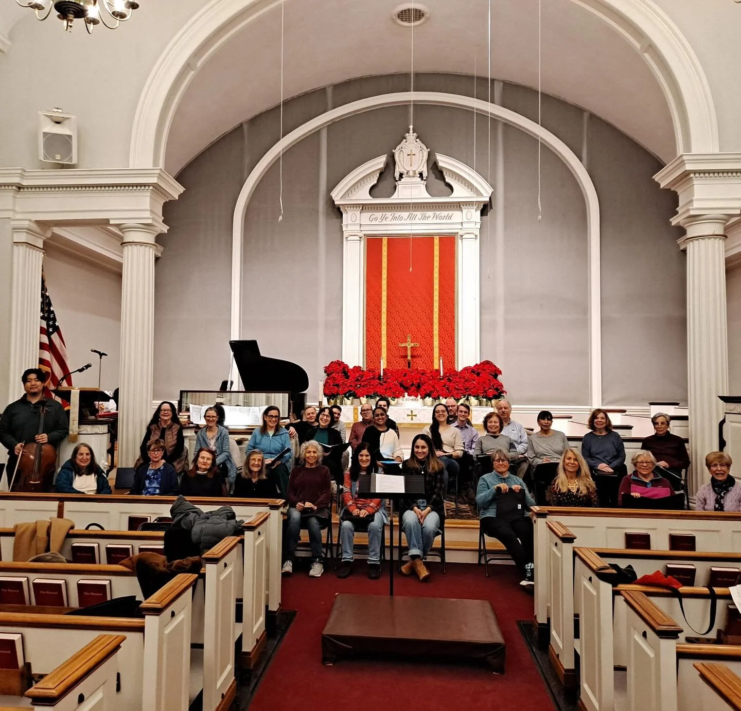 A most wonderful dress rehearsal 🎶 See you Sunday at 4pm!