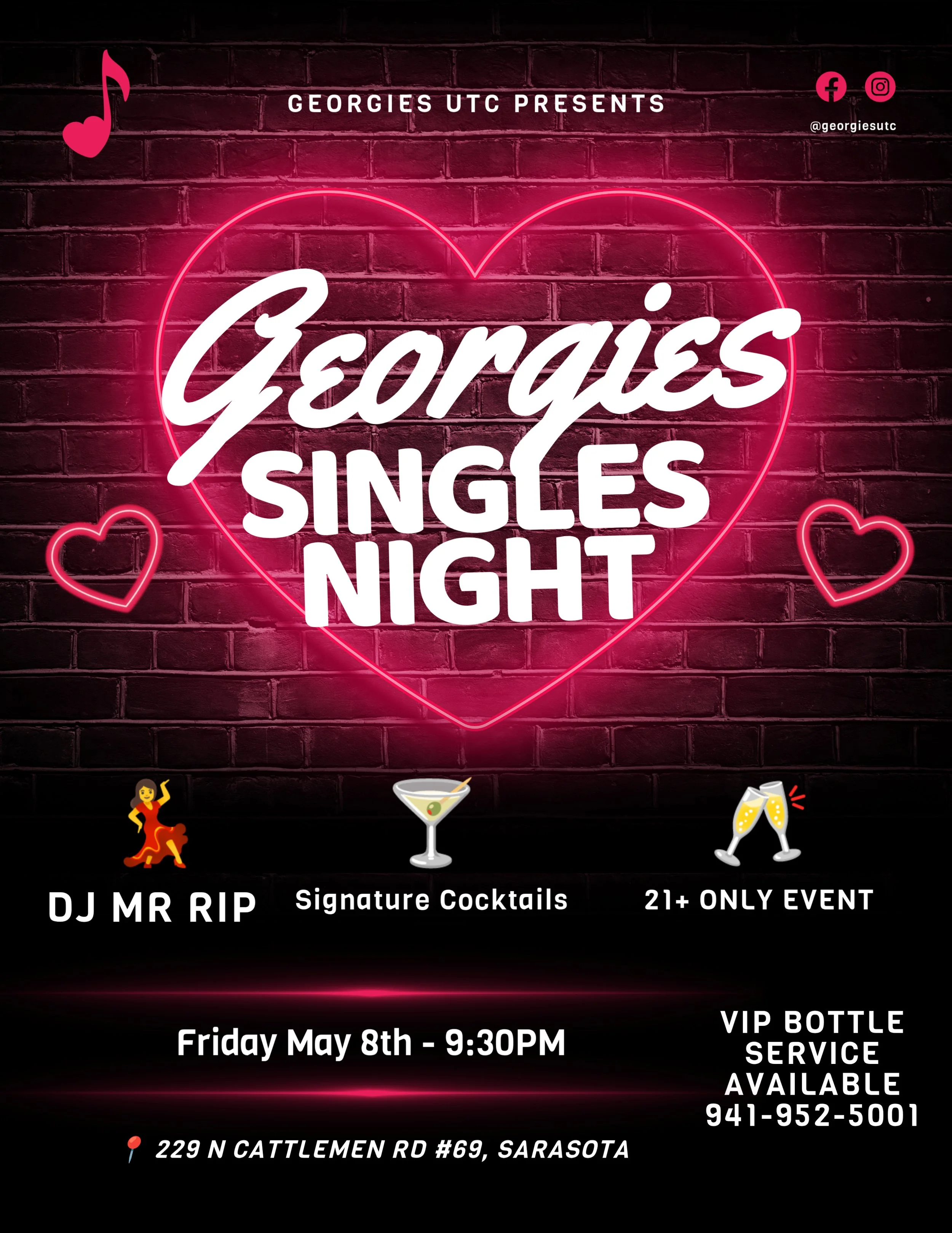 Singles Night at Georgies
