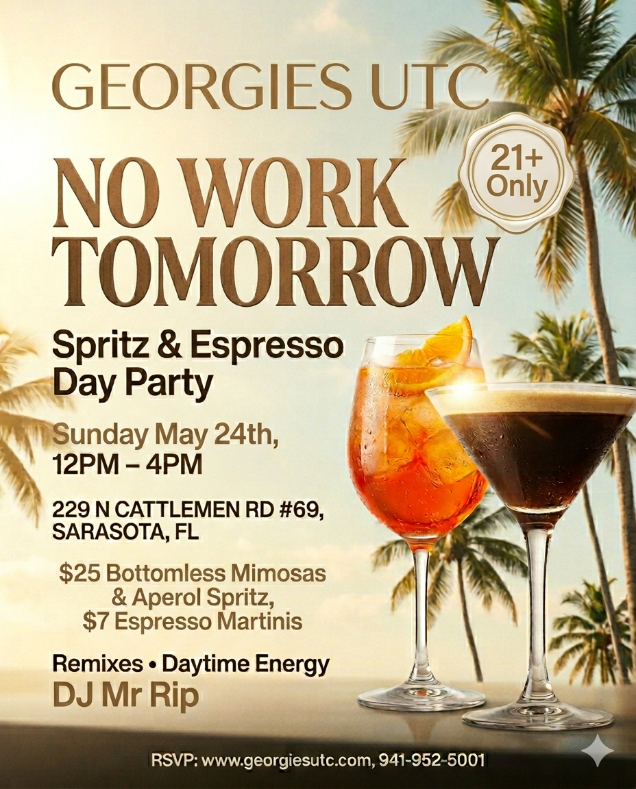 No Work Tomorrow Day Party (house music only)