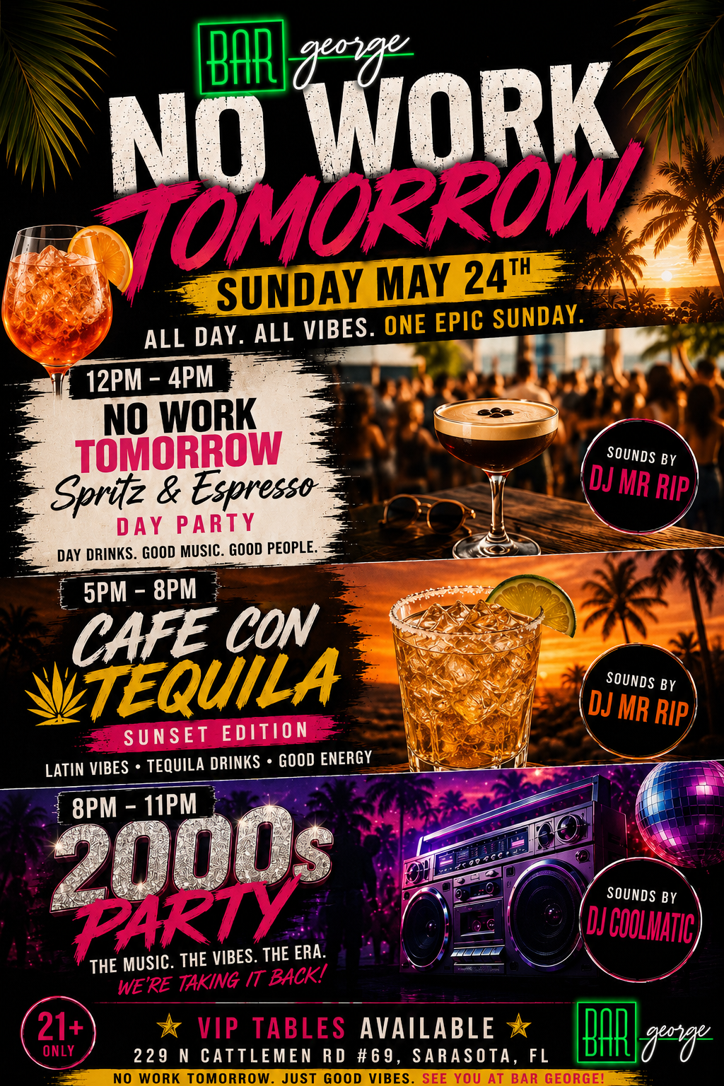No Work Tomorrow Full Day Schedule