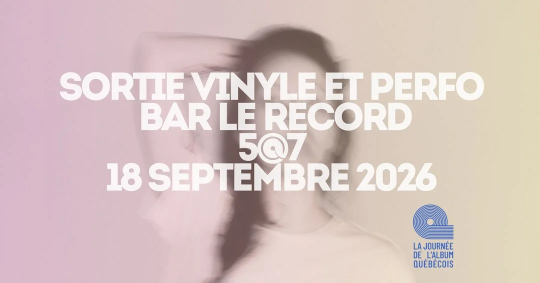 Geneviève Legault - Sortie vinyle et perfo