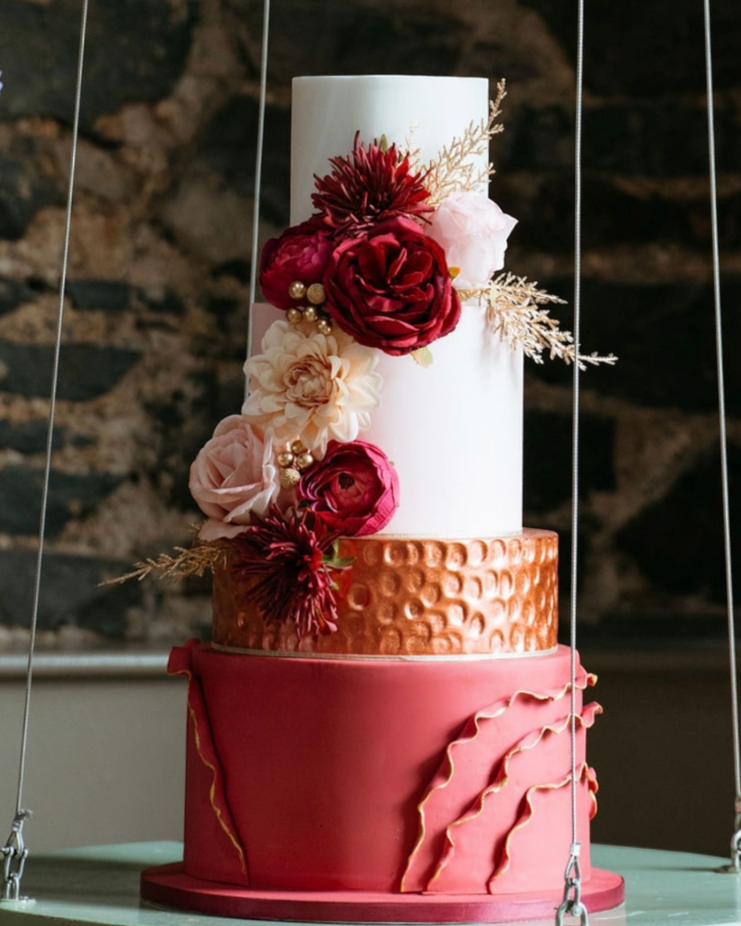 luxury buttercream and fondant wedding cakes ireland