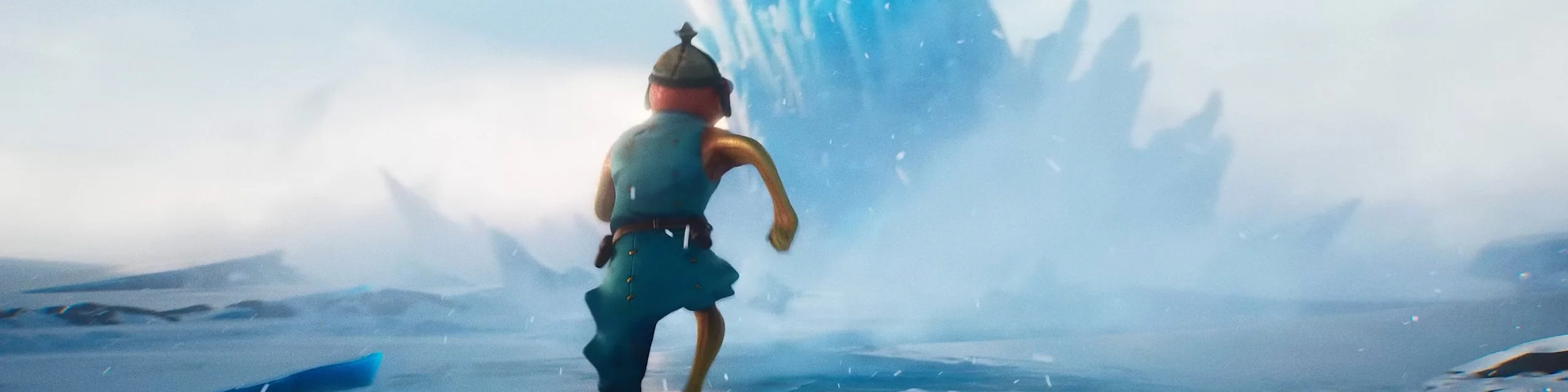 cinematic environment design with atmospheric lighting done in UE5 created for games and film by Vladimir Somov for Fortnite, James Gun, Superman, Art Direction and Look Development