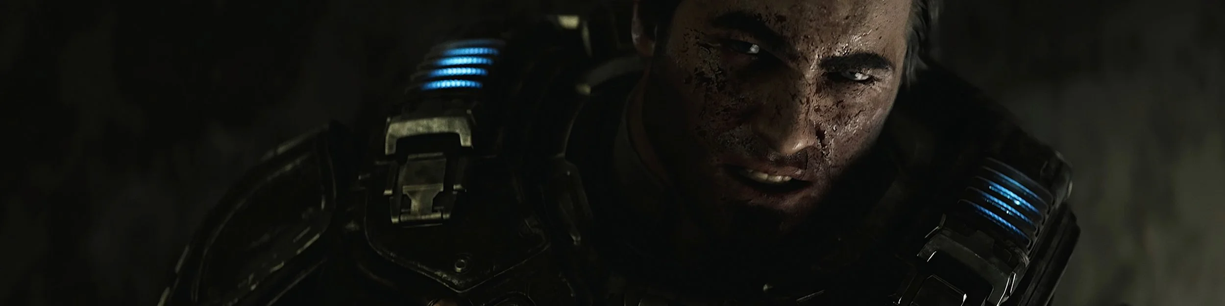 cinematic environment design with atmospheric lighting done in UE5 created for games and film by Vladimir Somov for Gears of War E-Day, Art Direction and Look Development