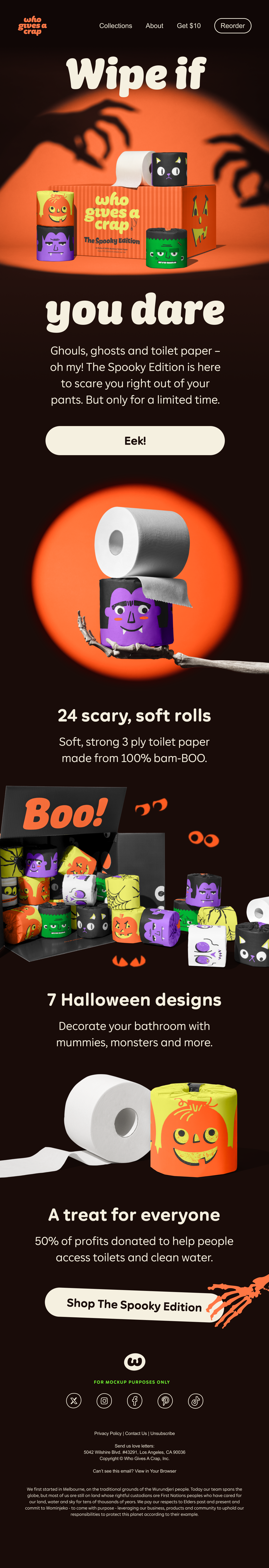 WGAC Spooky Launch Email.png