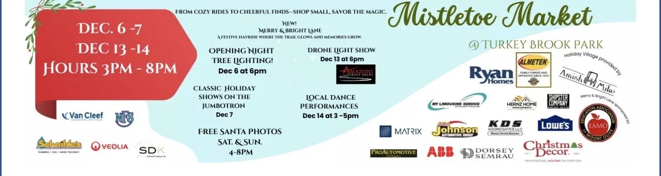 Come see us at mistletoe market 