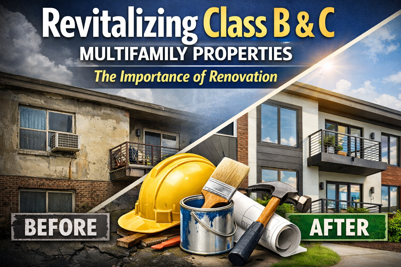 Revitalizing Class B &amp; C Multifamily Properties: The Importance of Renovation