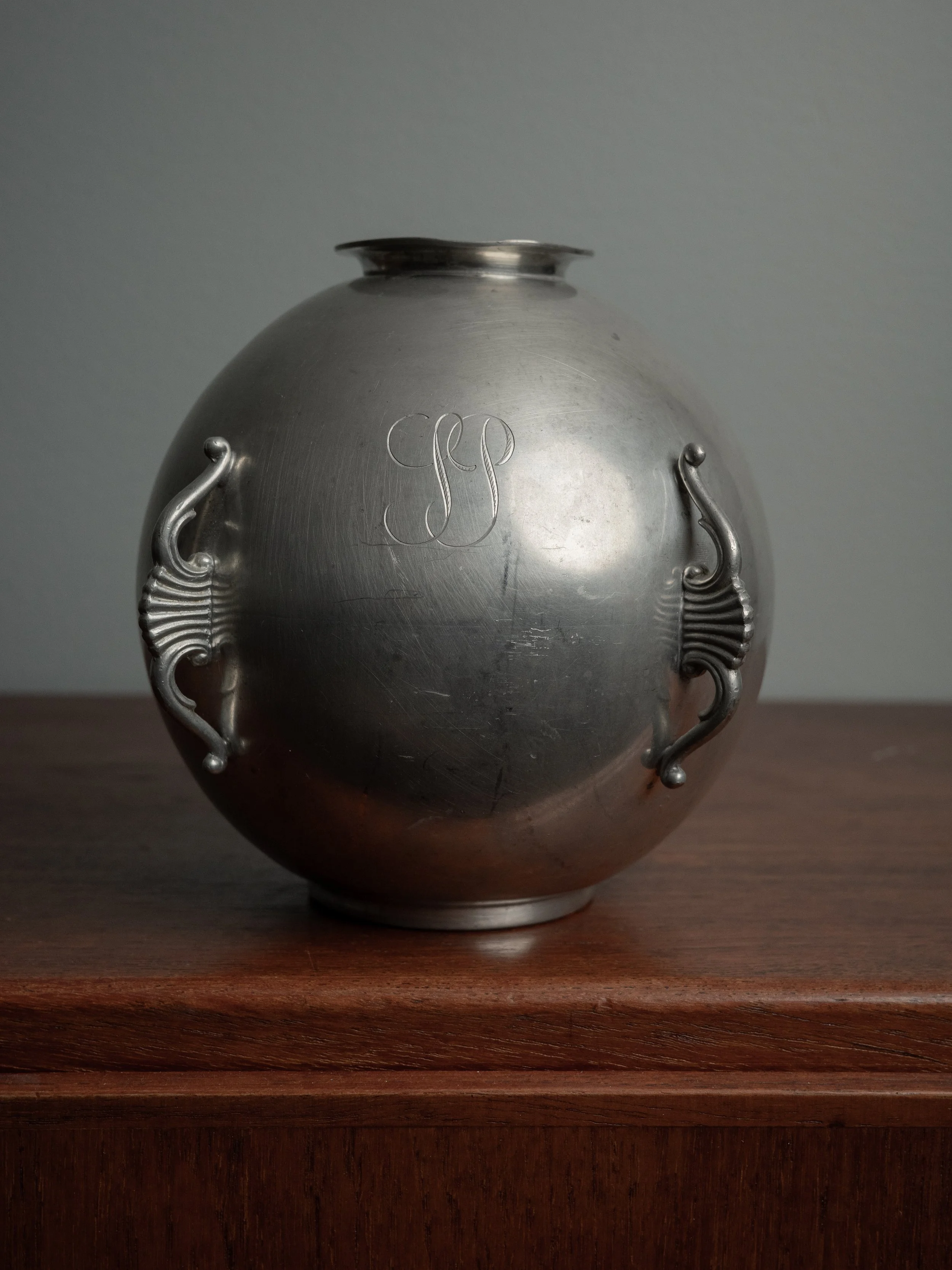 Sylvia Stave pewter vase