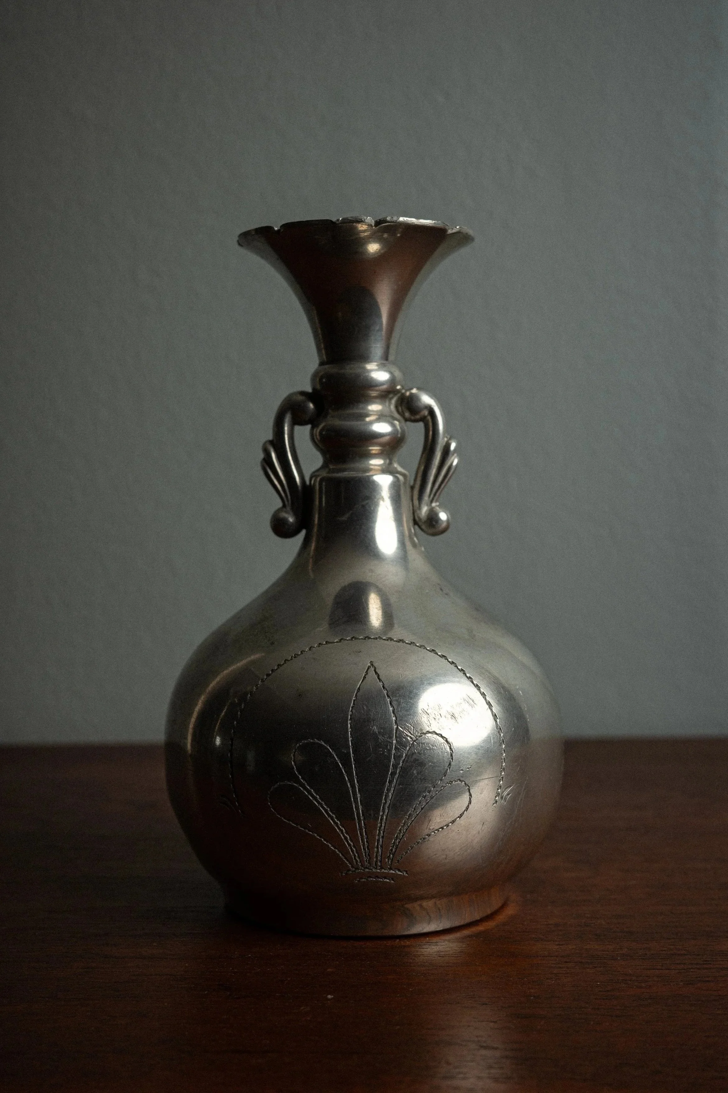 Lundin & Lindberg pewter vase