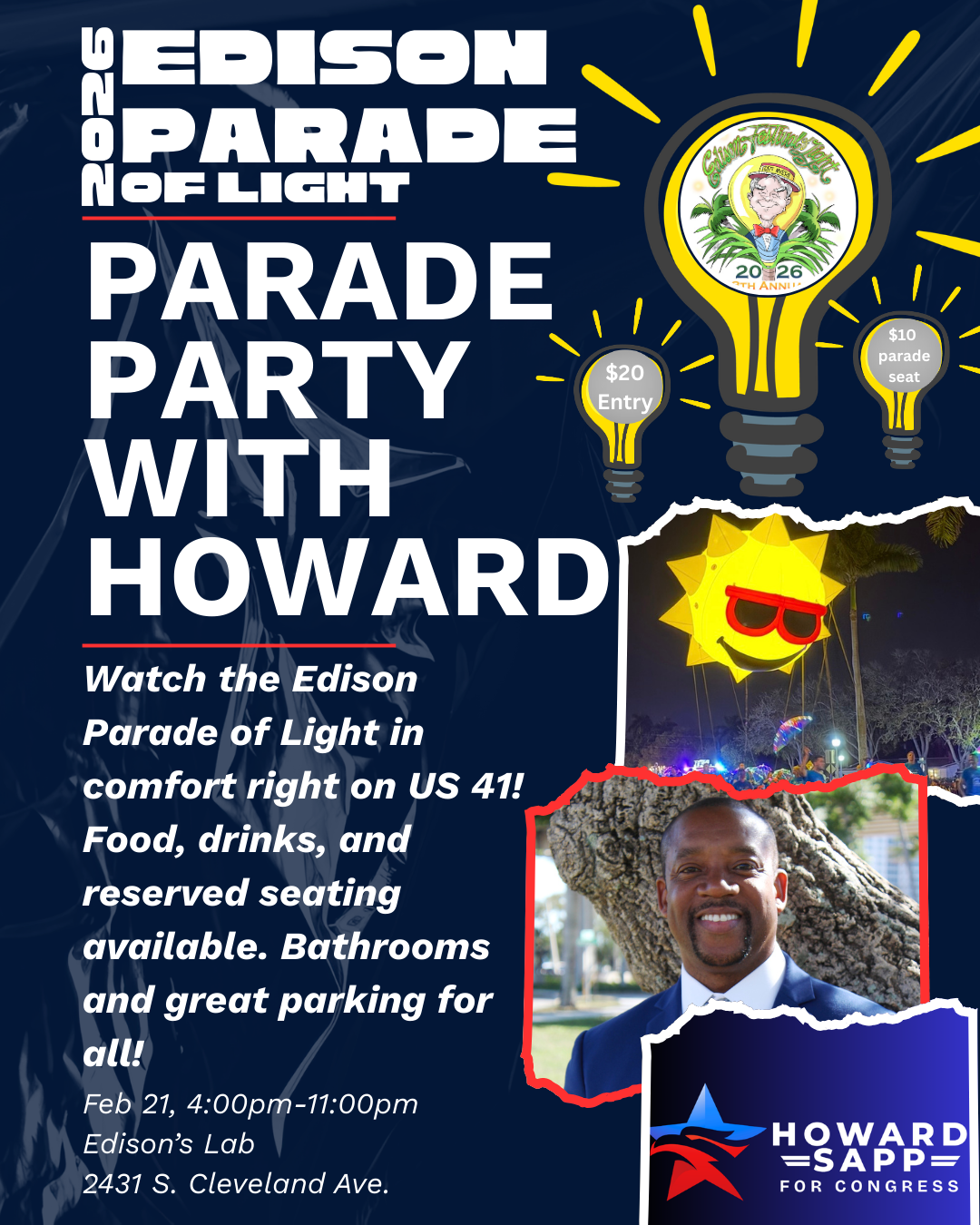 Edison Parade of Light Party