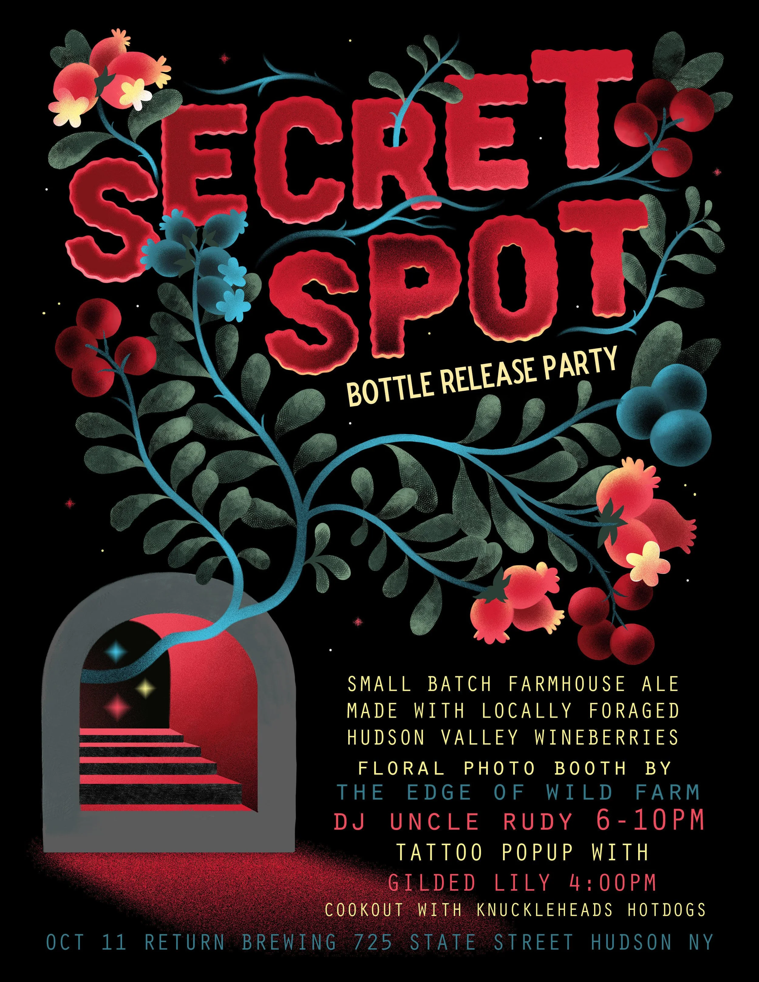 Secret Spot bottle release
