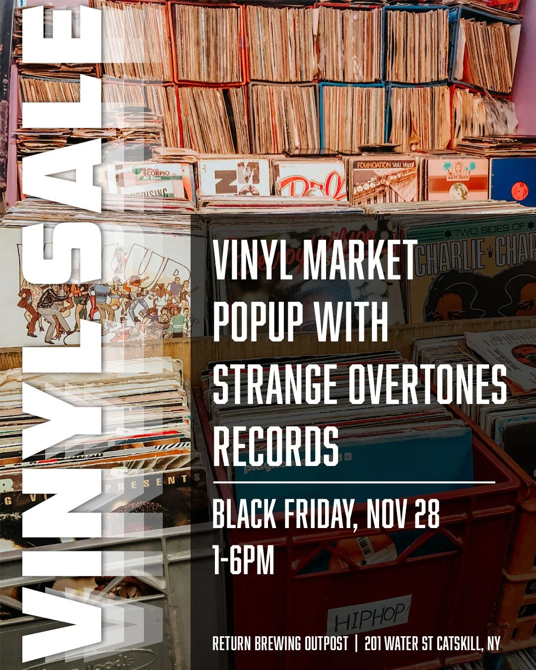 VINYL MARKET POPUP W/ Strange overtones records