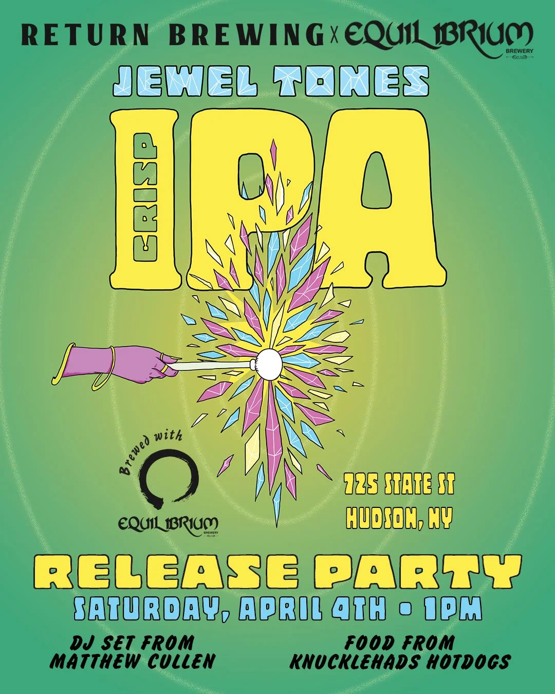 JEWEL TONES CRISP IPA RELEASE PARTY