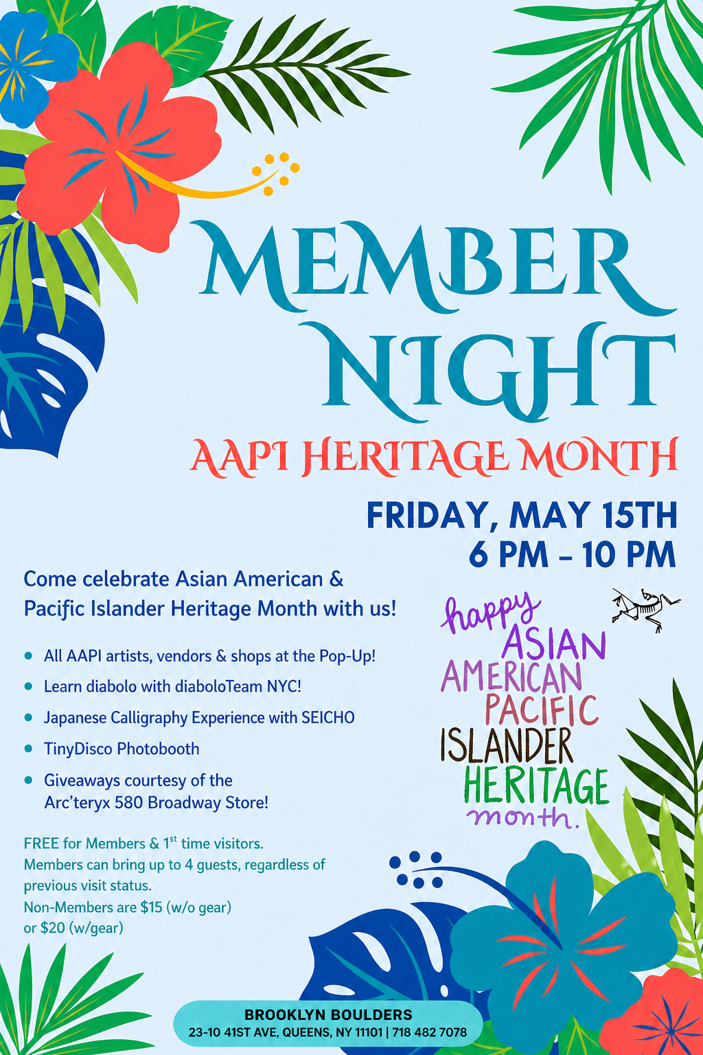 Achilles Heat® at Brooklyn Boulders, AAPI Heritage Month Night Market