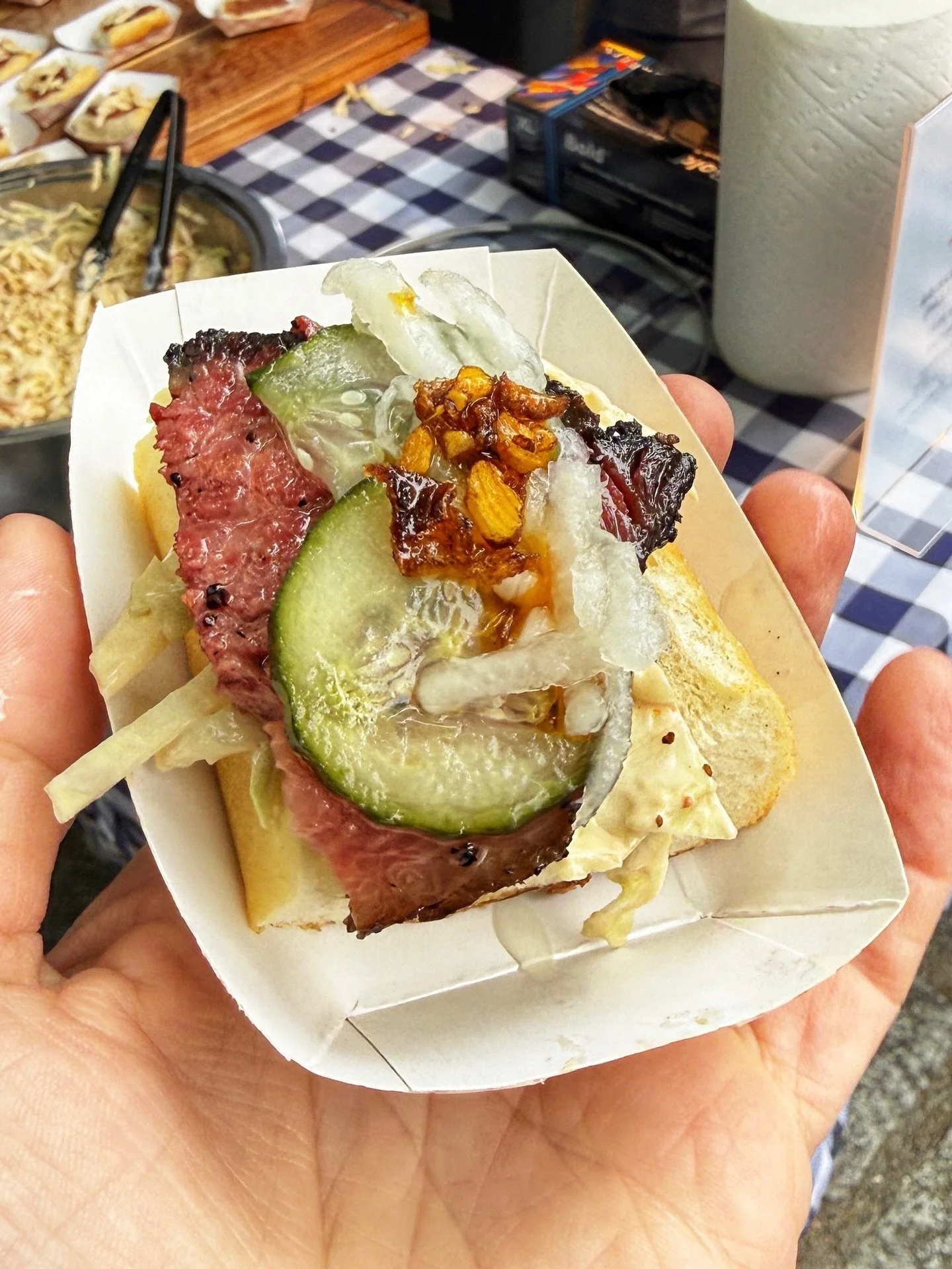 What an unforgettable experience at @brisketkingnyc 2026! Our first year tabling, and I&rsquo;m incredibly grateful for it all.

A huge thank you to everyone who stopped by our tent to sample our @achilles_heat smoked pepper hot sauces, and especiall