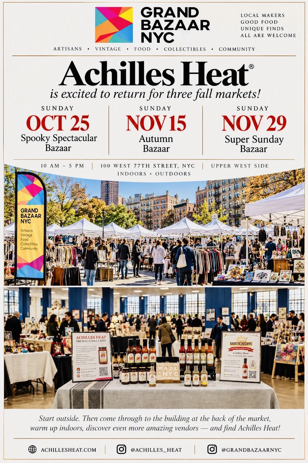 GRAND BAZAAR NYC: Sunday Fall Markets