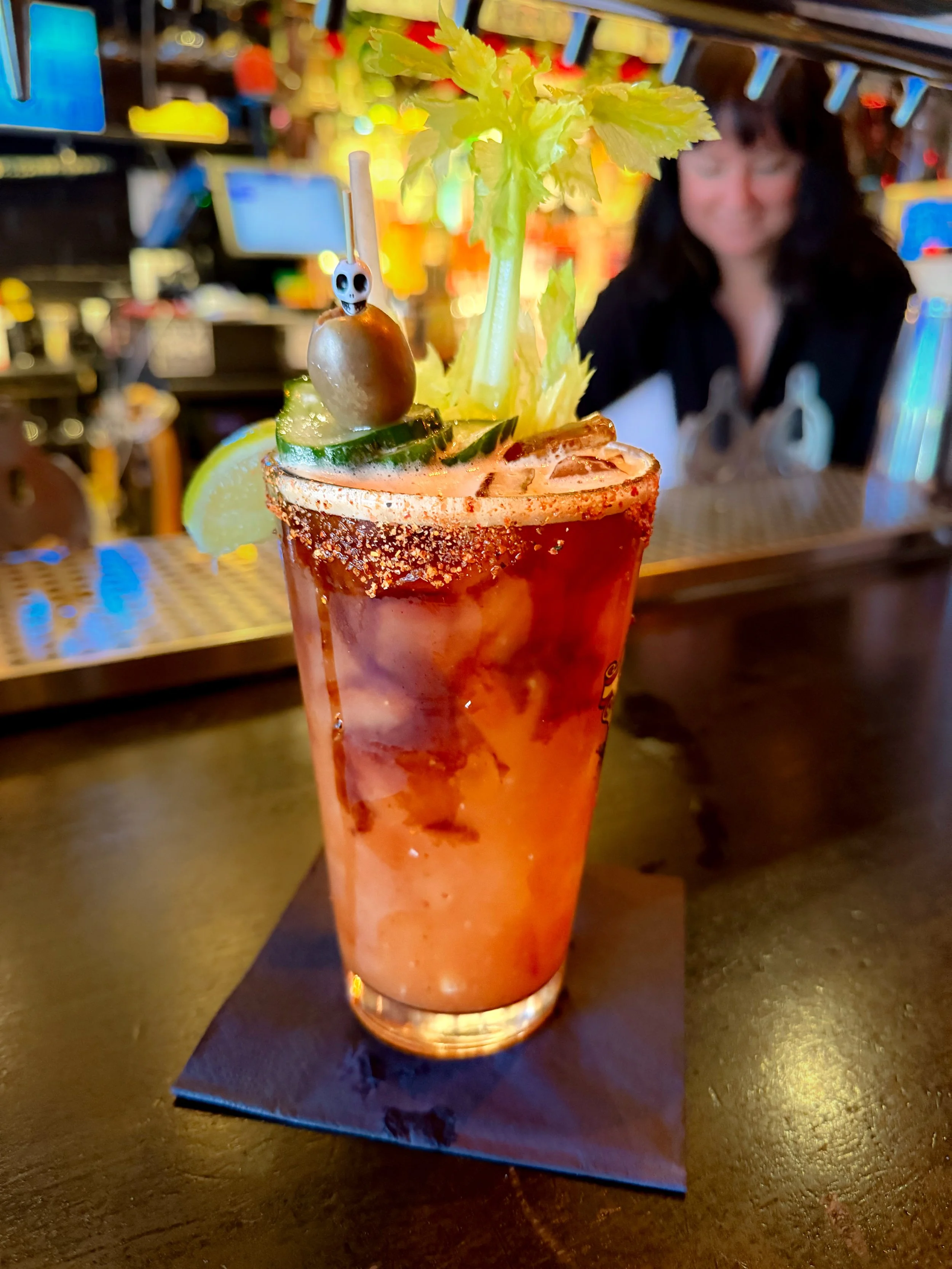 Classic Bloody Mary with a few dashes of Achilles Heat smoked hot sauce